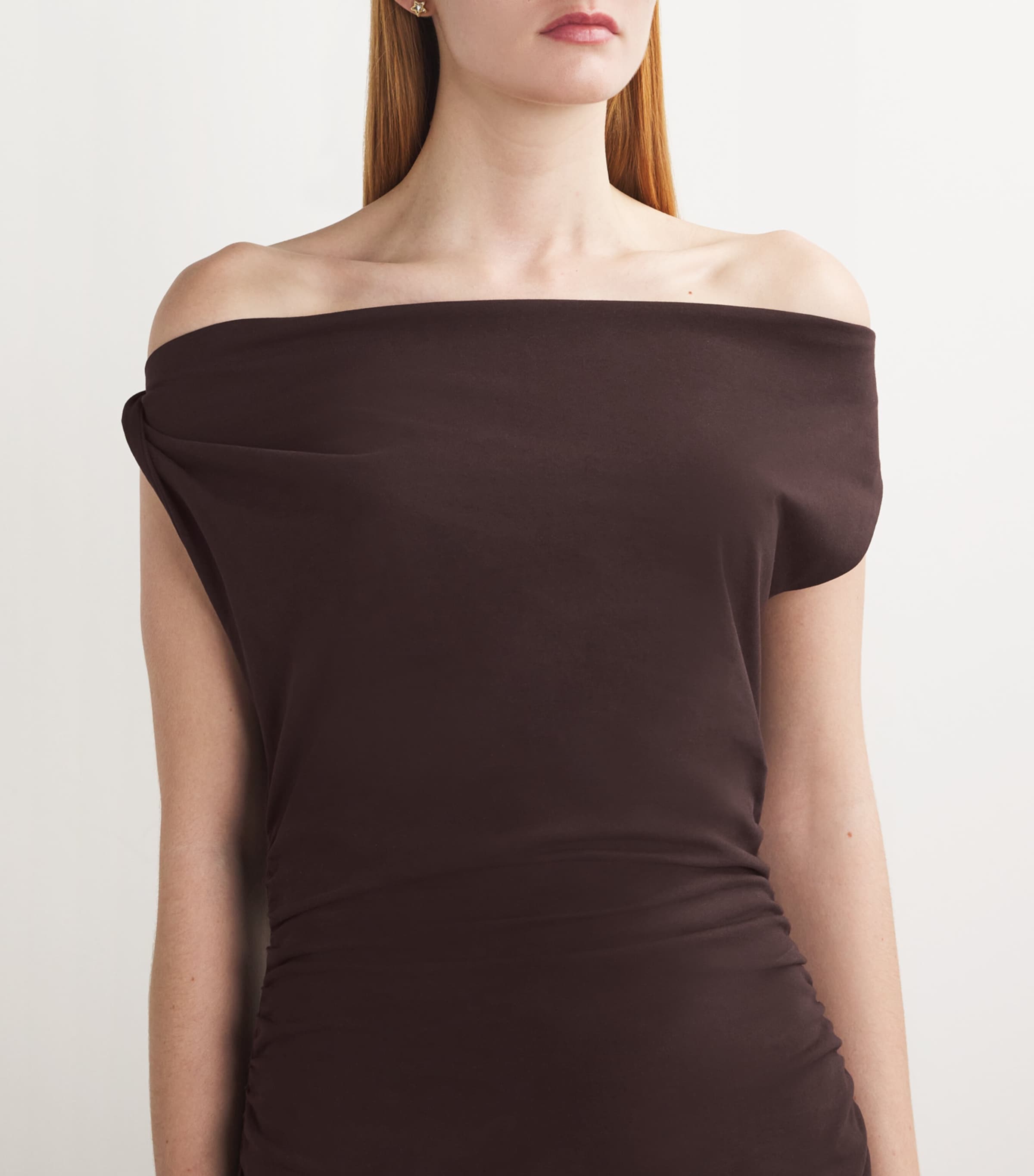 CAMILLA AND MARC Brown Pima Cotton Mara Midi Dress | Harrods KW