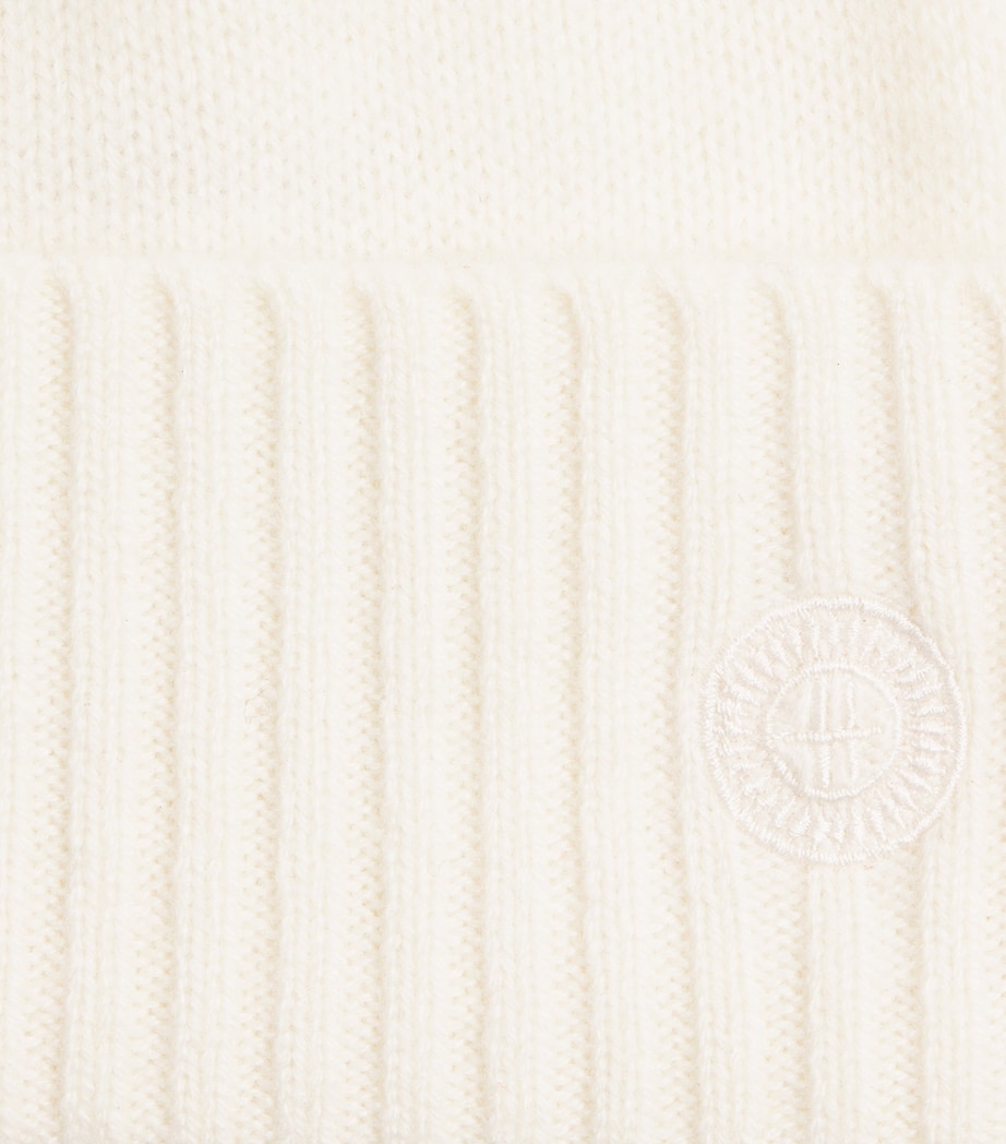 Harrods Cashmere Hat Ivory Image 2