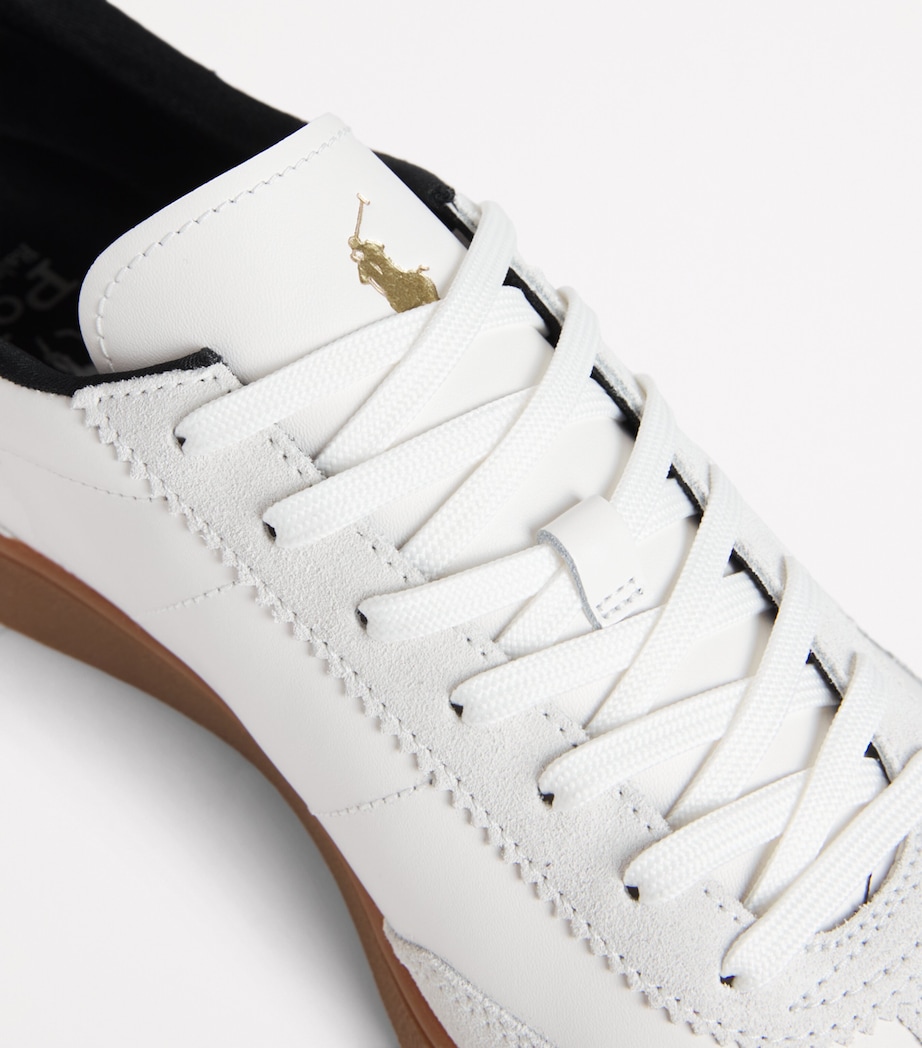 Leather Bedford Sneakers WHITE/BLACK Image 7