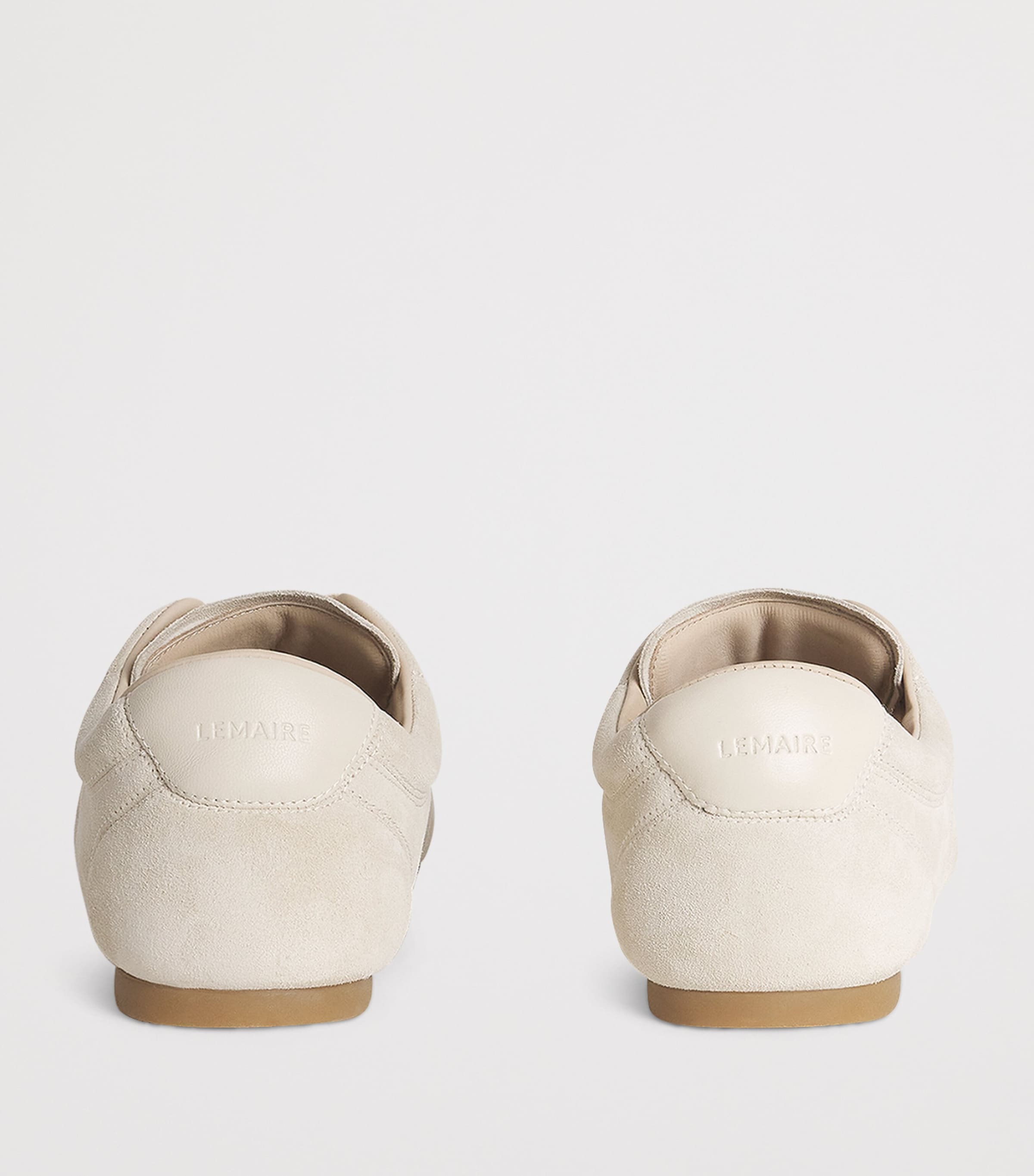 Suede Soft Runner Sneakers LIGHT CLAY BG264 Image 4