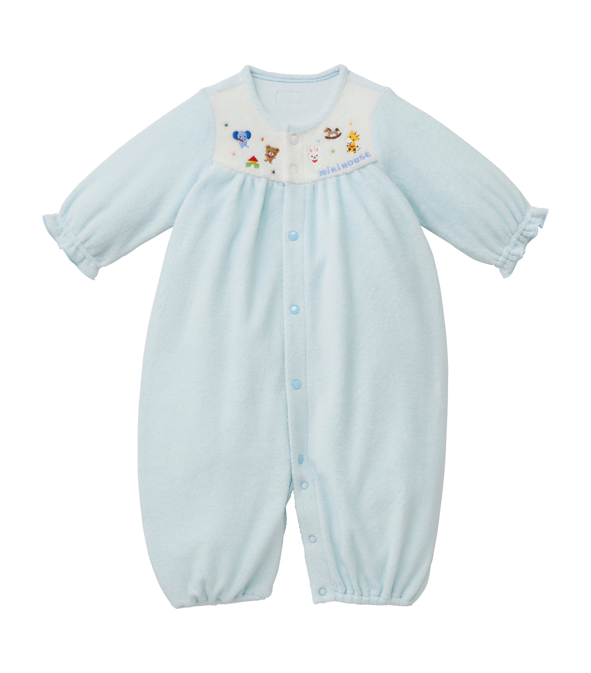 Cotton-Blend Playsuit (0-3 Months) 15 Image 4