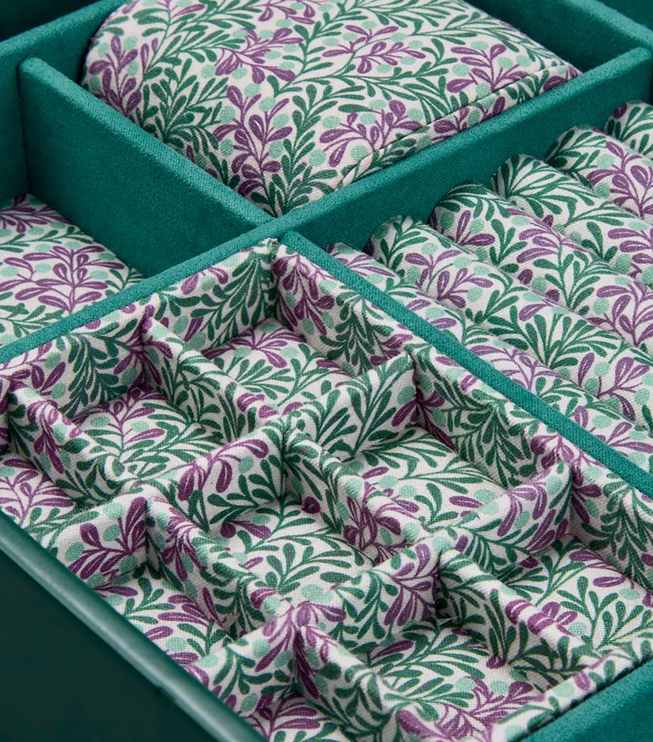 WOLF x Fiona Howard Sophia Window Jewellery Box Frst Grn Frut Boticl Image 5