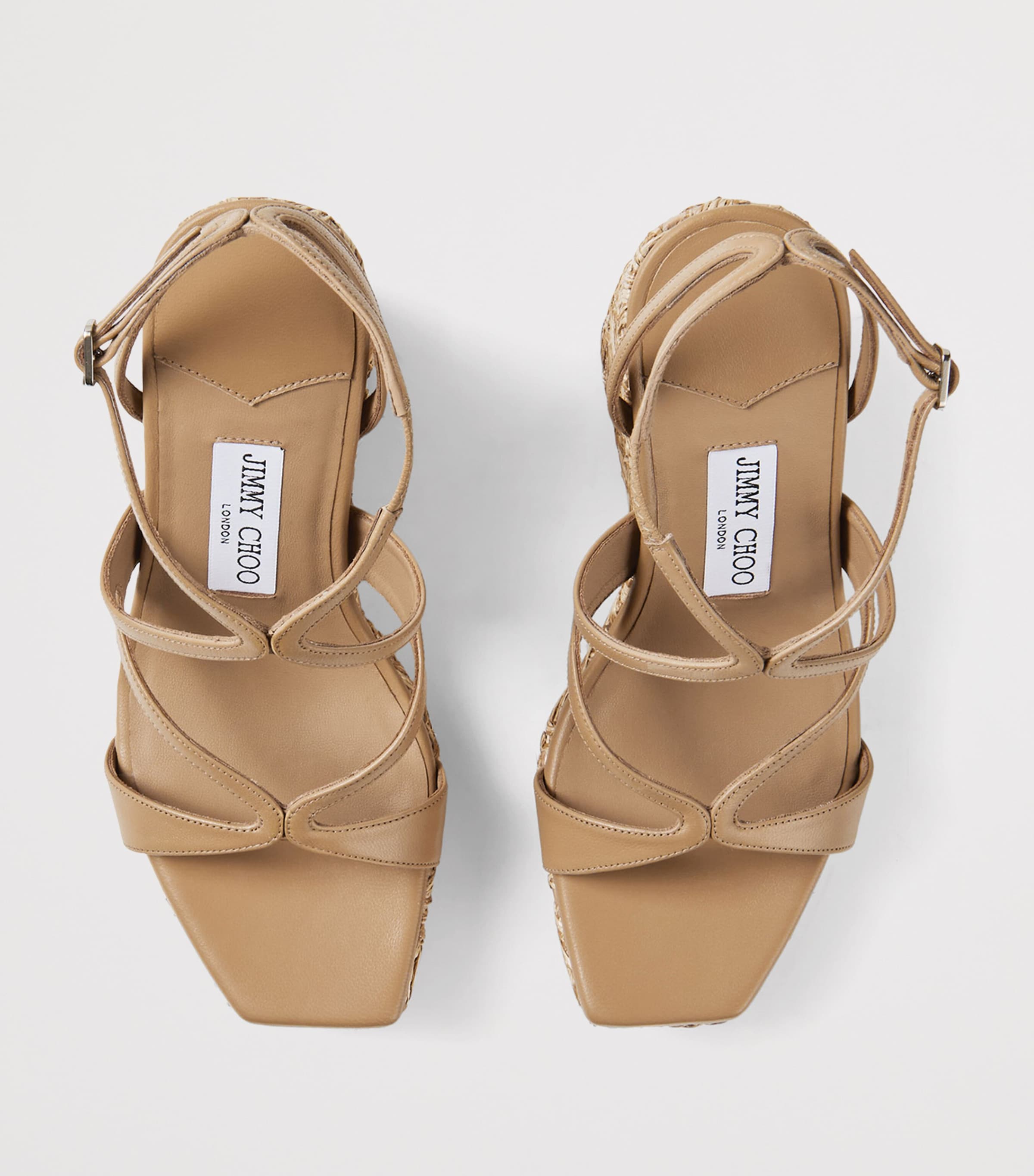 Ayla 110 Wedge Sandals CAPPUCCINO/NATURAL Image 3