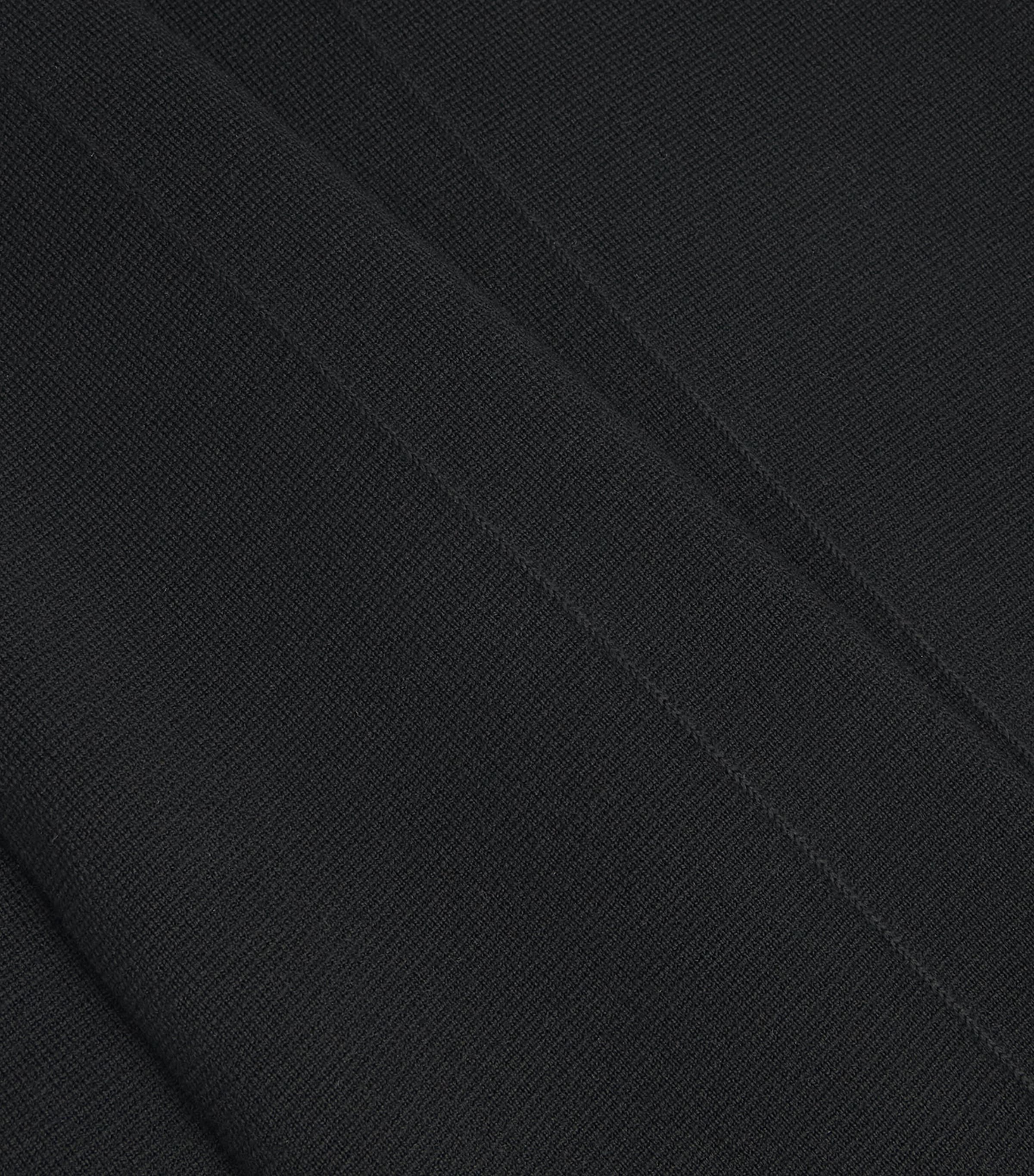 Merino Wool-Blend Trousers 3000-BLACK Image 5
