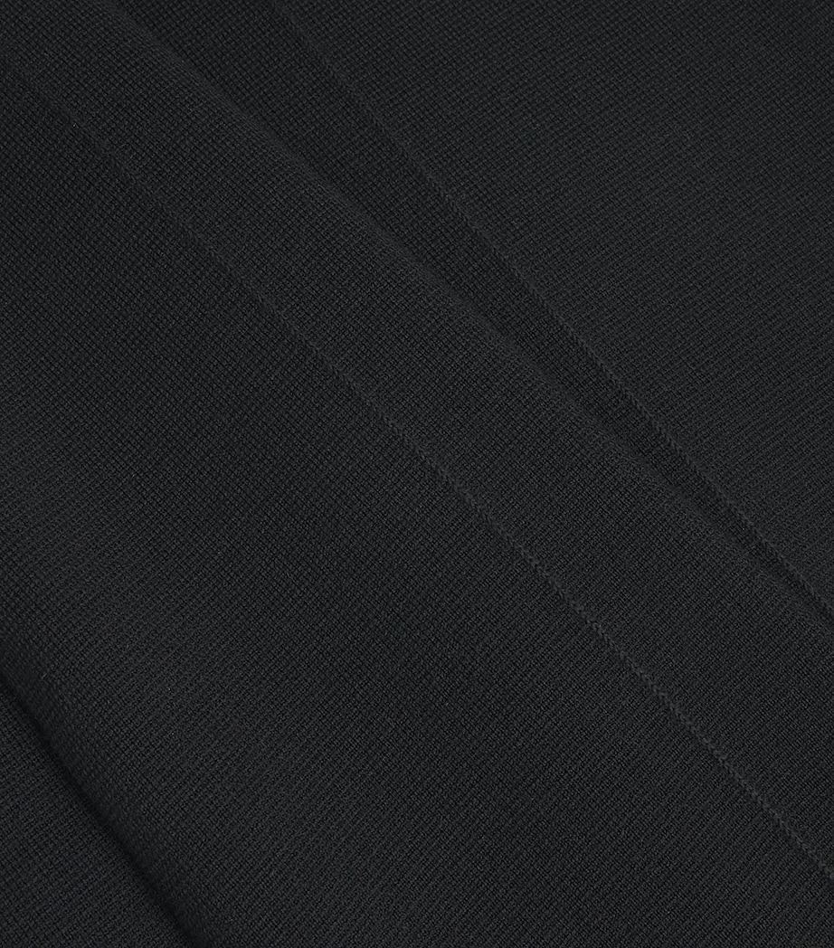 Merino Wool-Blend Trousers 3000-BLACK Image 5
