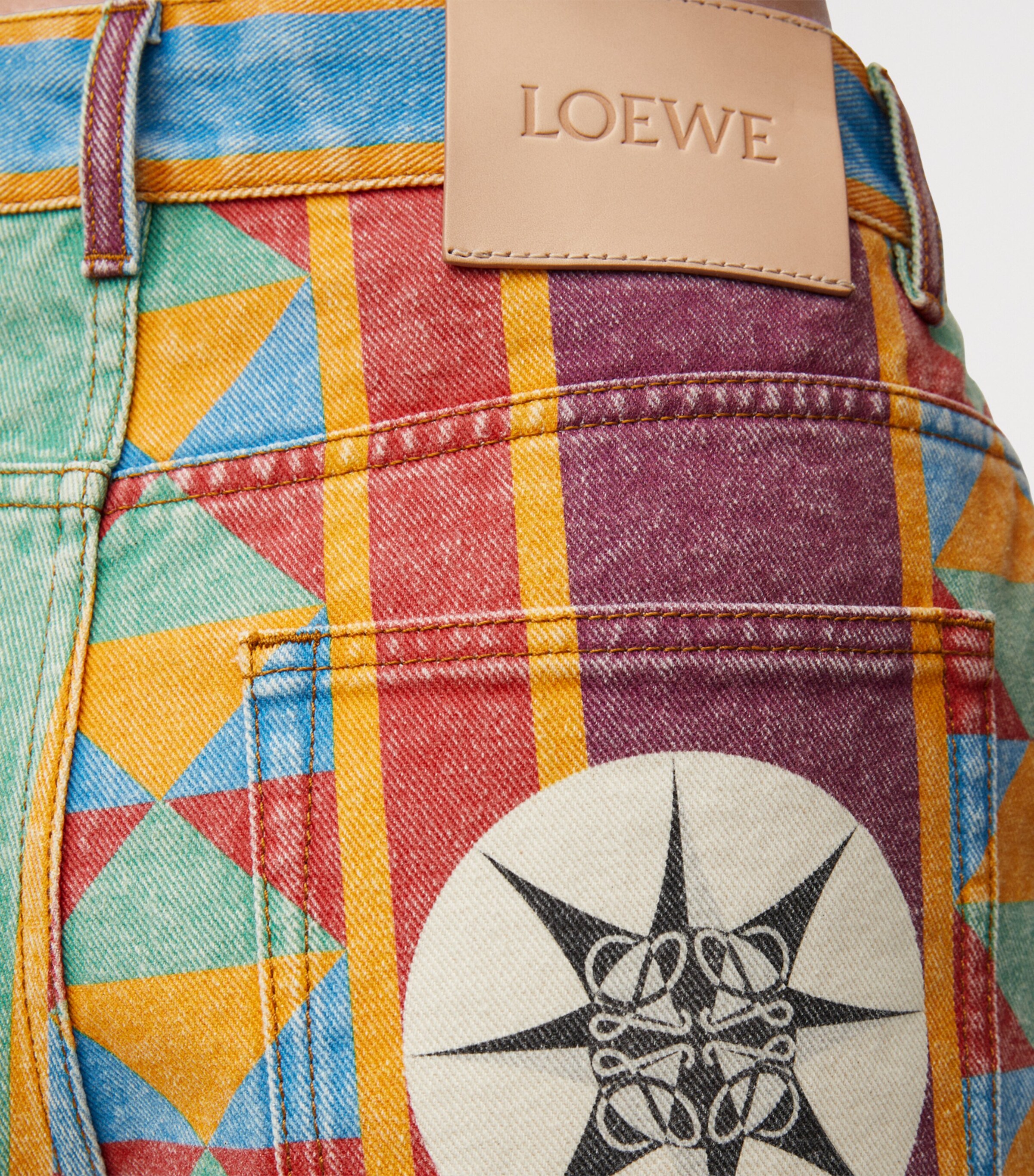LOEWE x Paula's Ibiza Printed Jeans | Harrods US