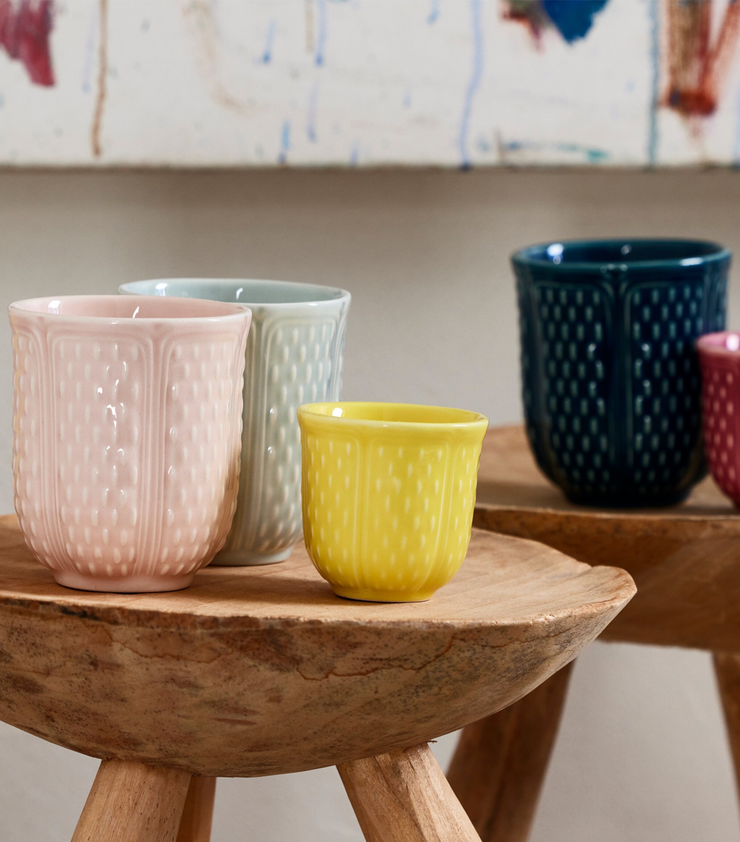 Gien Earthenware Espresso Cup Acapulco Image 3
