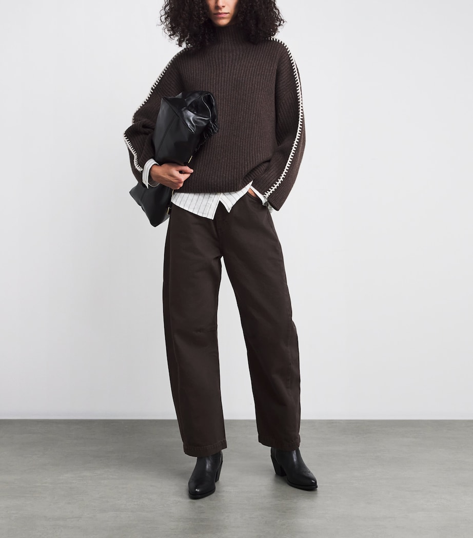 Charlie High-Rise Barrel Jeans ESPRESSO Image 2