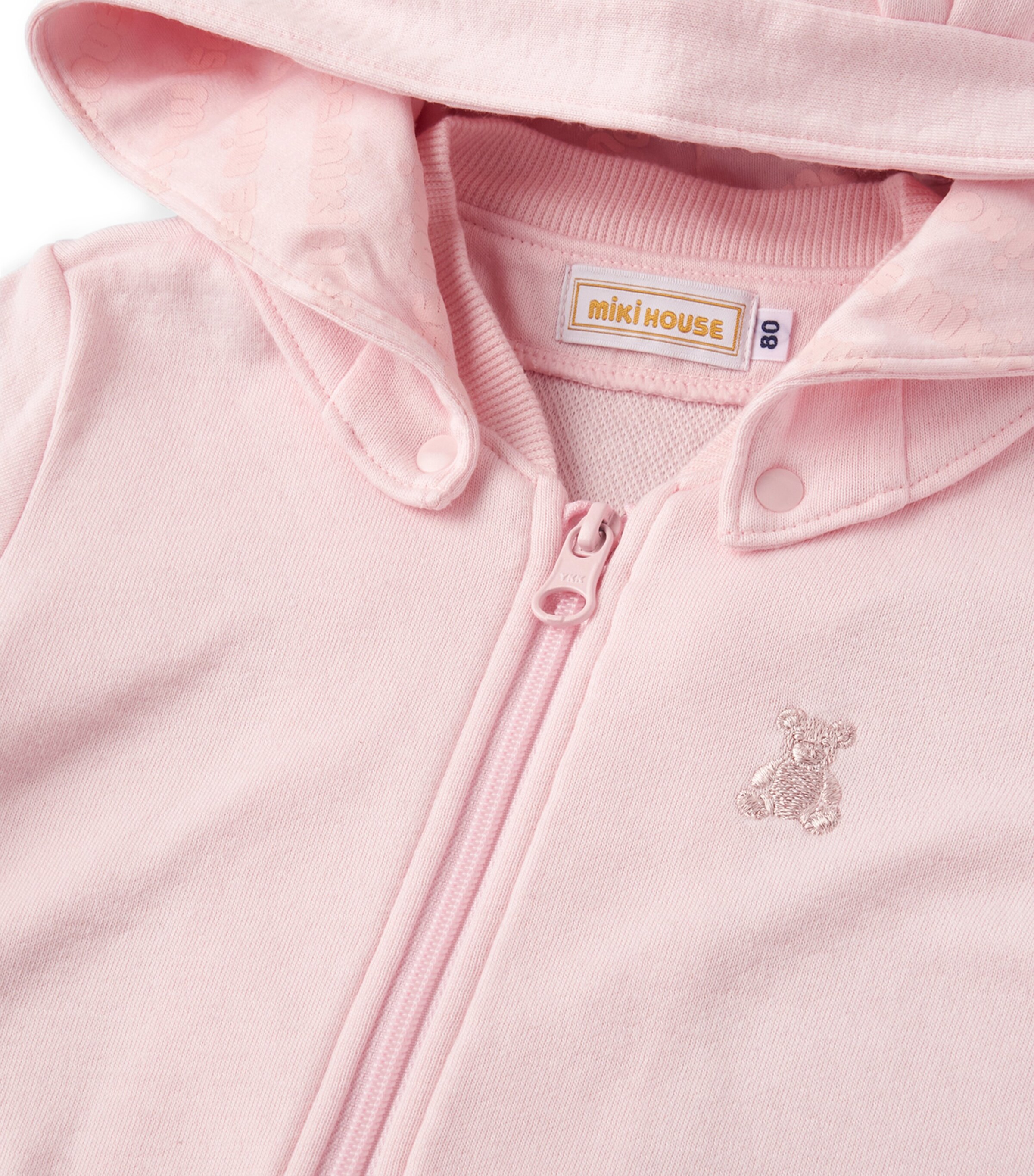 Miki House Cotton Teddy Bear Hoodie (12-36 Months) Image 3