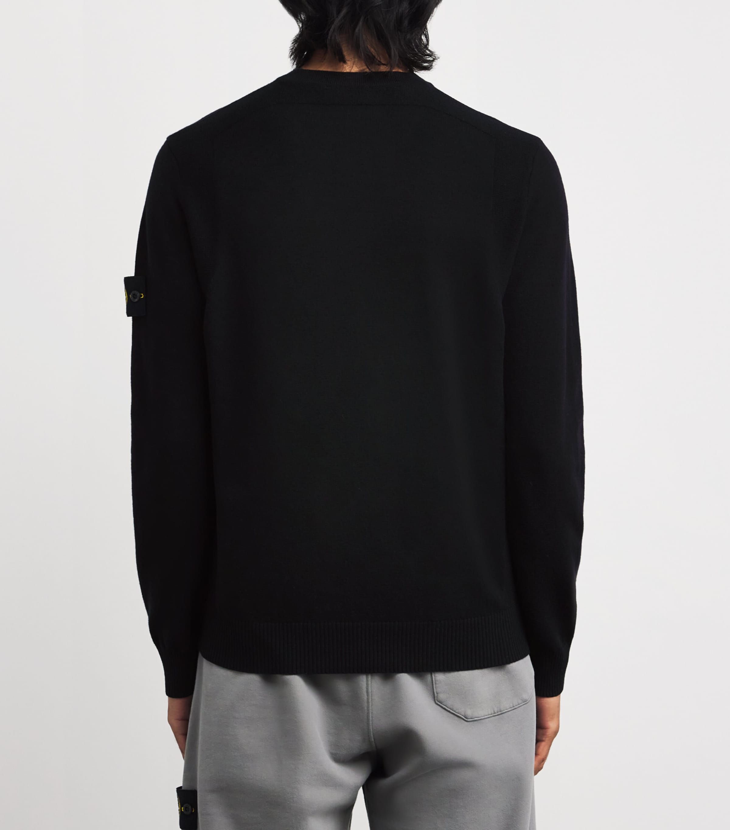 Wool-Blend Crew-Neck Sweater V0020 Image 4