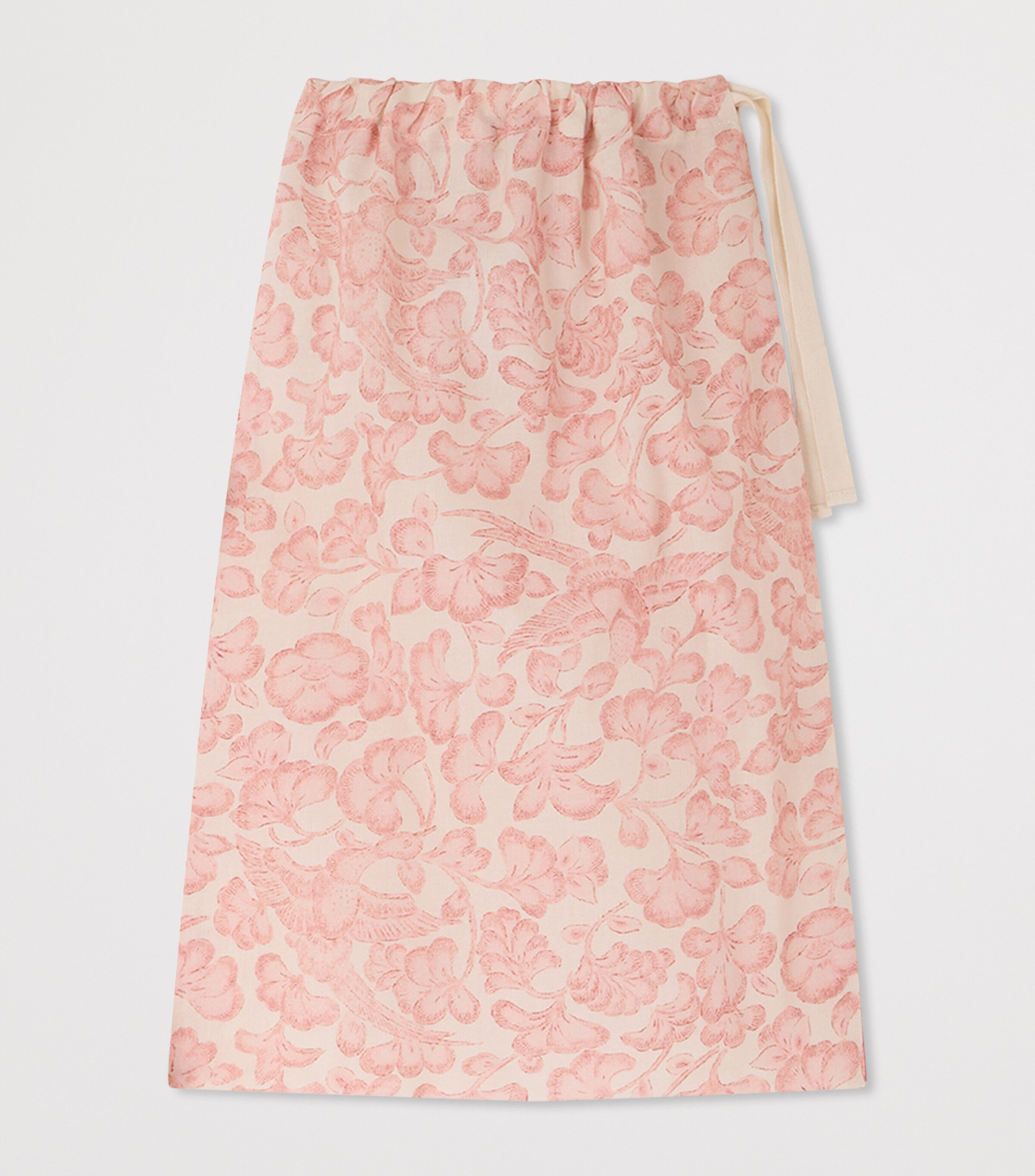 Bonpoint Cotton Floral Pyjama Set (10-14 Years) Fl Beige Rose Image 4
