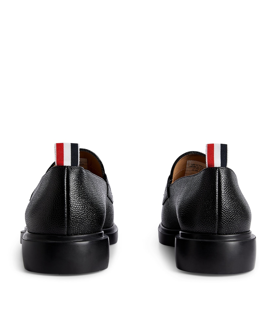 Leather Loafers BLACK Image 3