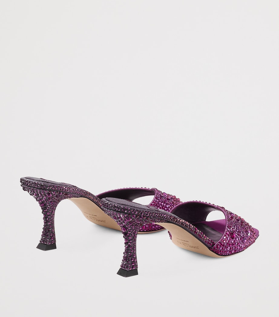Skye 70 Embellished Mules WINTER BLOOM/VIOLET Image 4