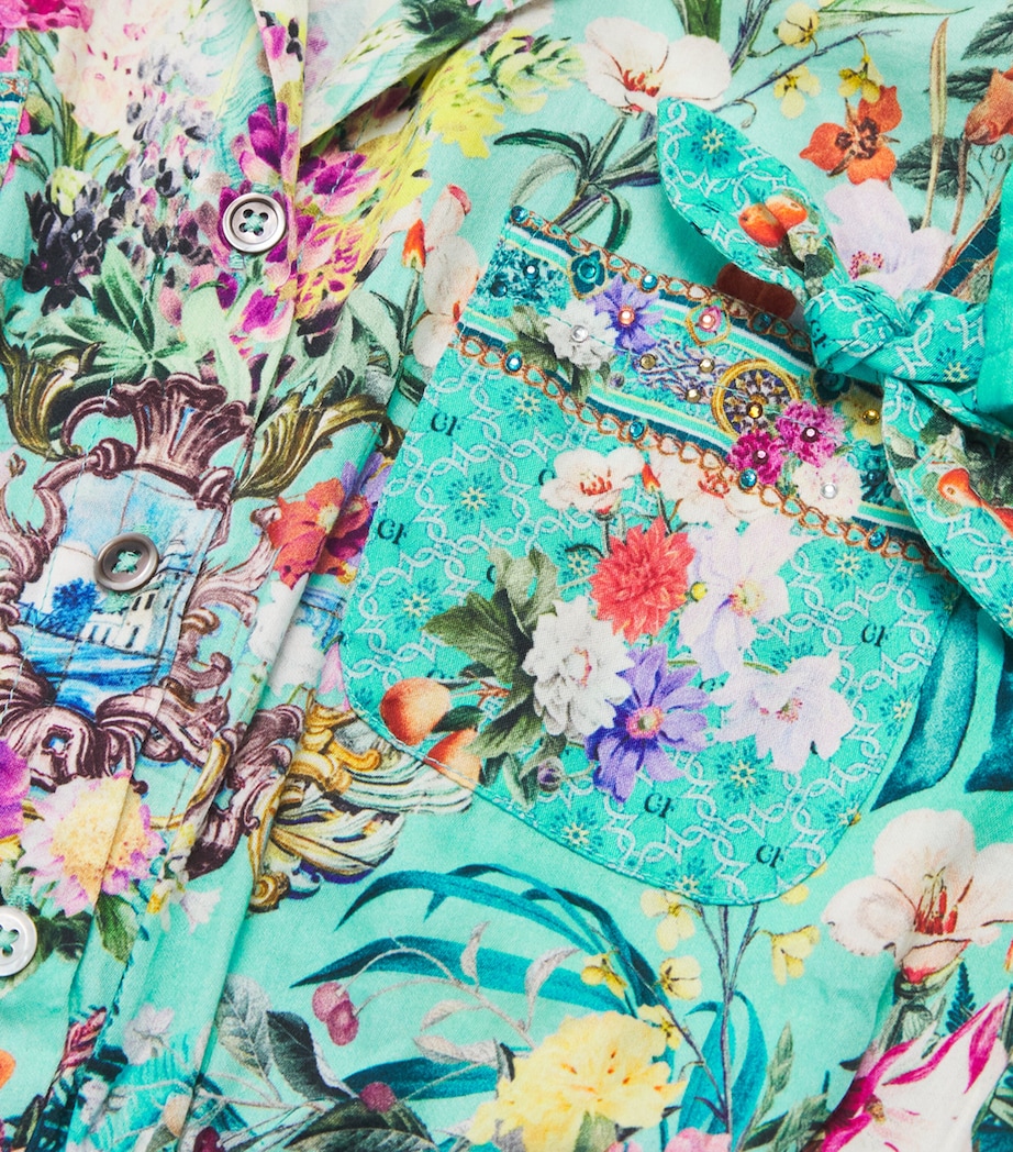 Cotton Floral Playsuit (4-10 Years) GARDQUEL Image 3