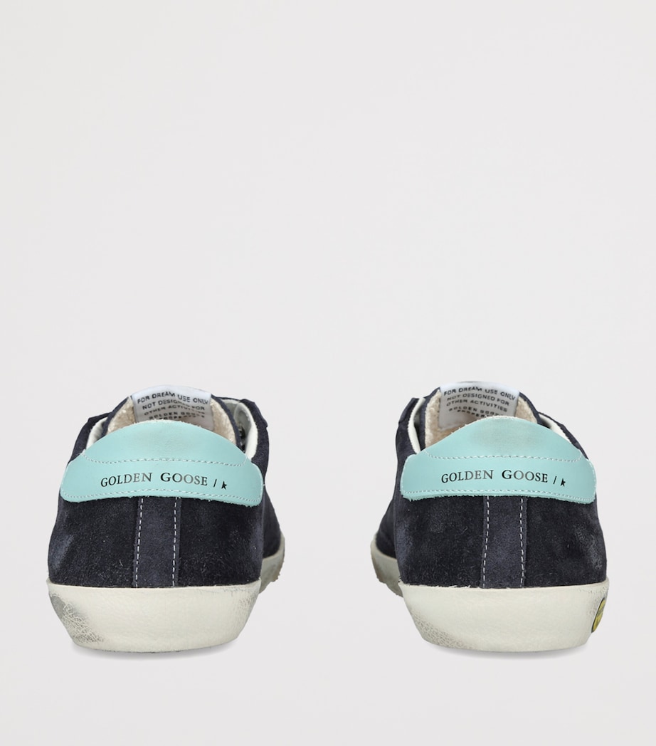 Golden Goose Suede Old School Sneakers Navy Image 4