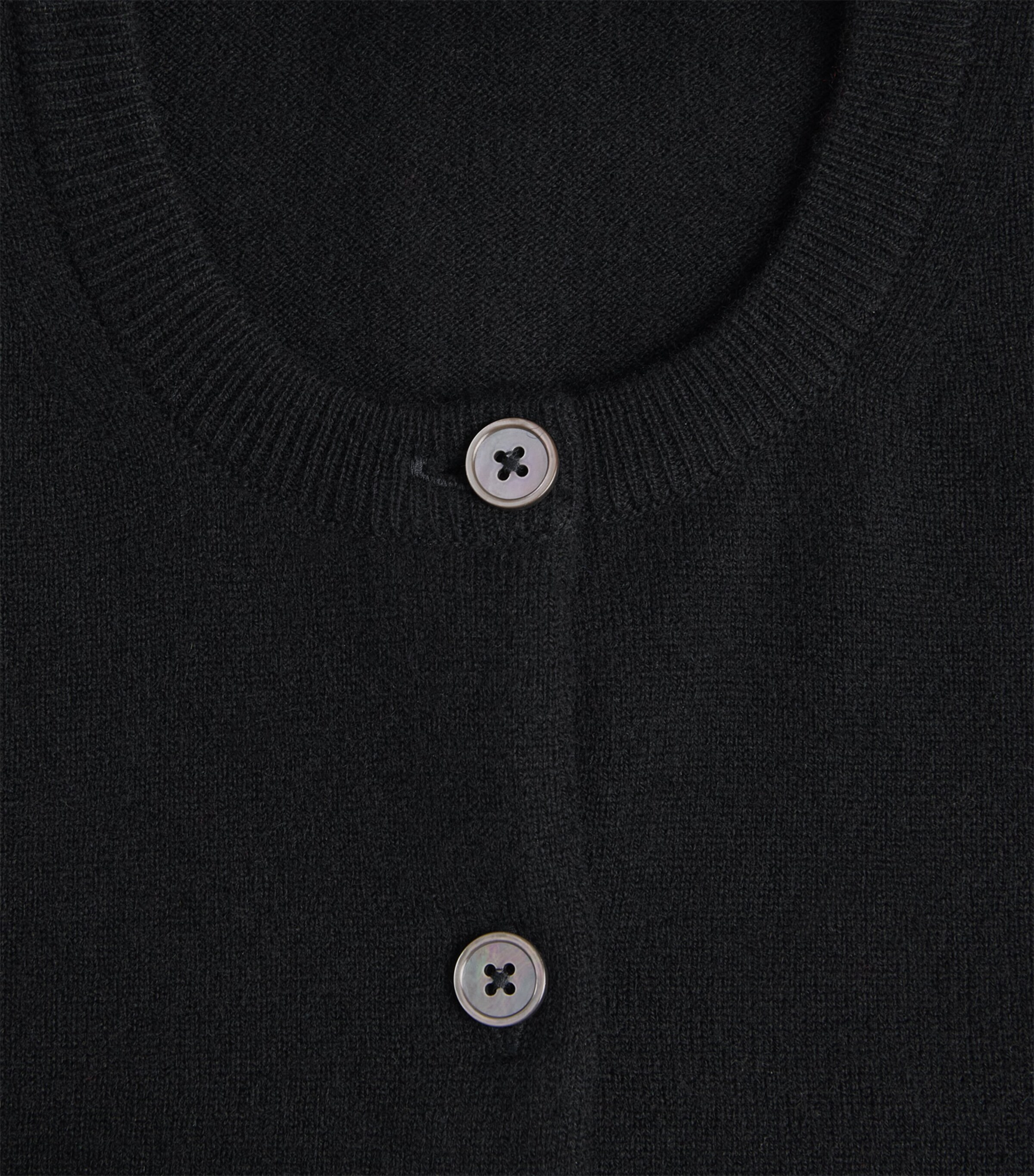 Johnstons Of Elgin Womens Cashmere Iris Cardigan Black Image 6