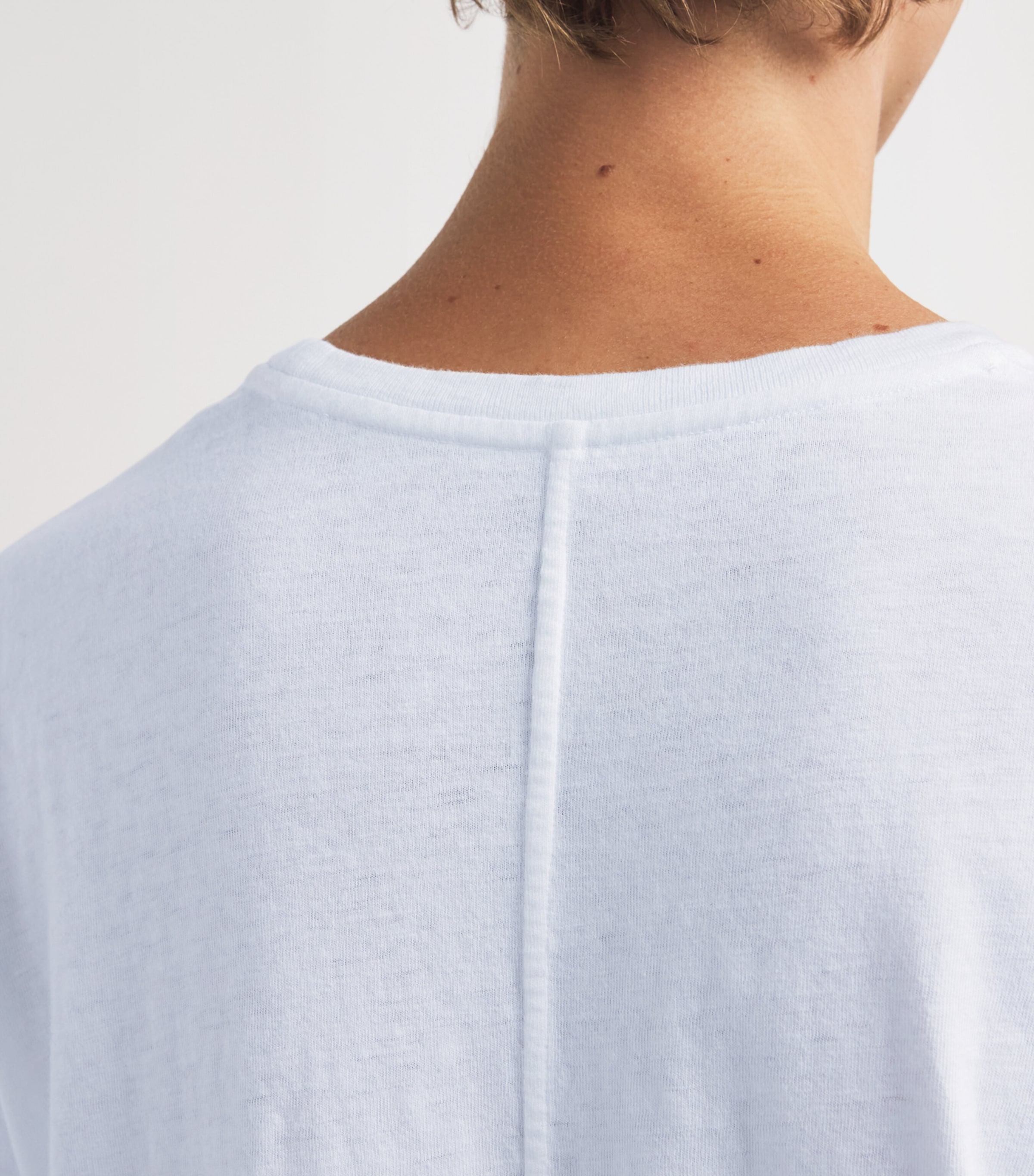 Luke Cotton T-Shirt WHITE Image 5