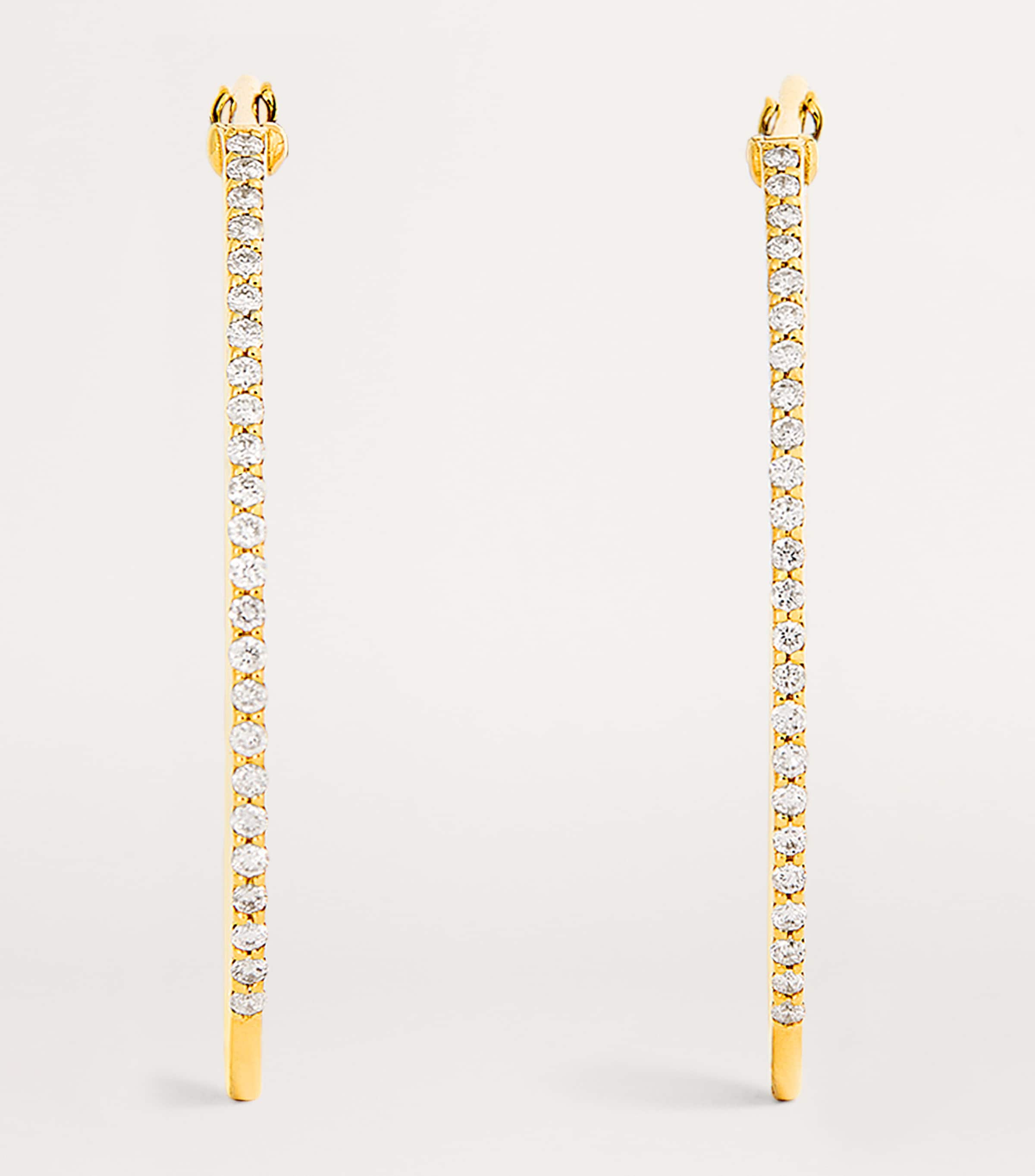 Yellow Gold and Diamond Cosmic Rays Earrings YELLOW GOLD Image 3