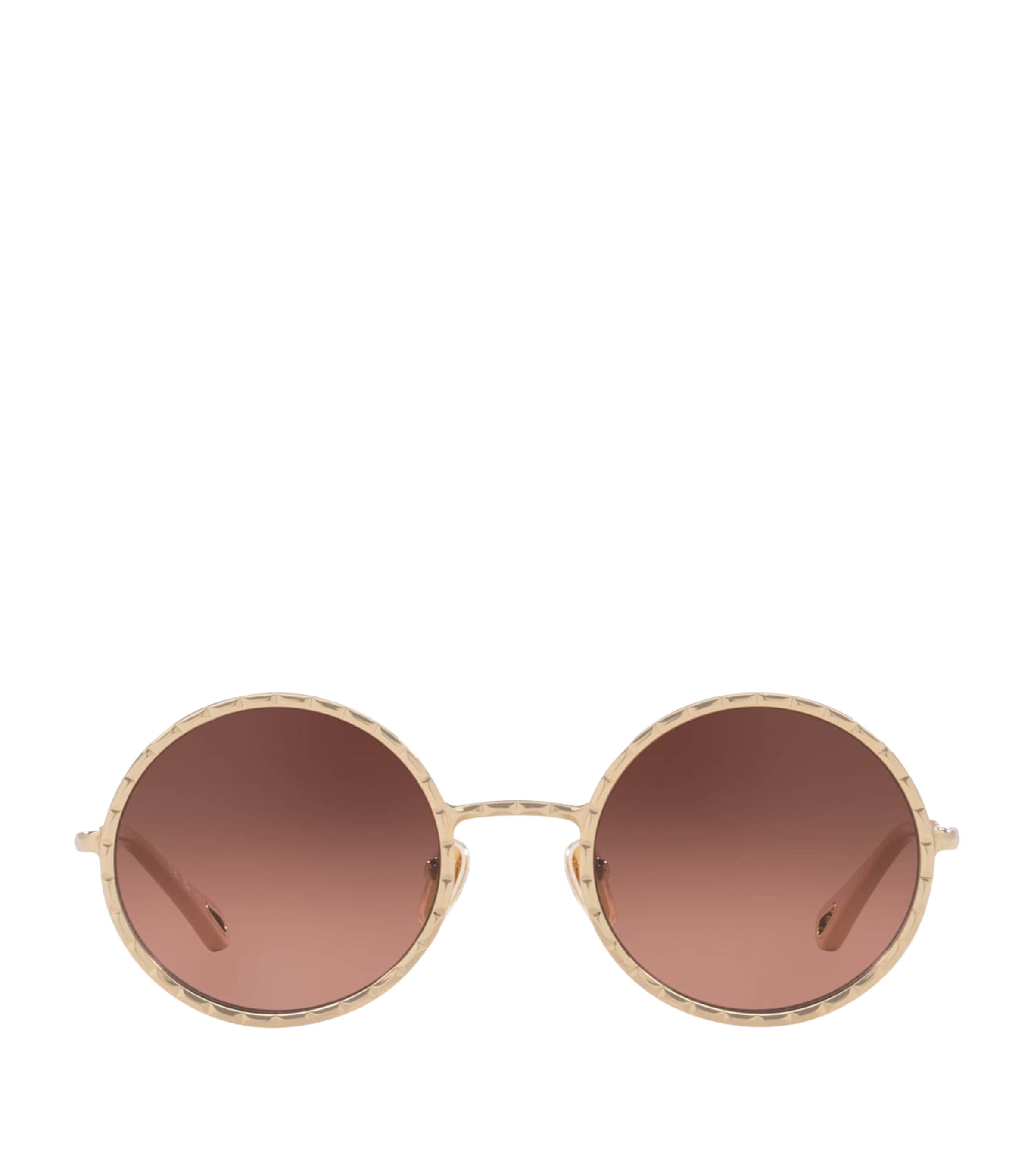 Chloé Acetate Ch0230s Sunglasses In Gold