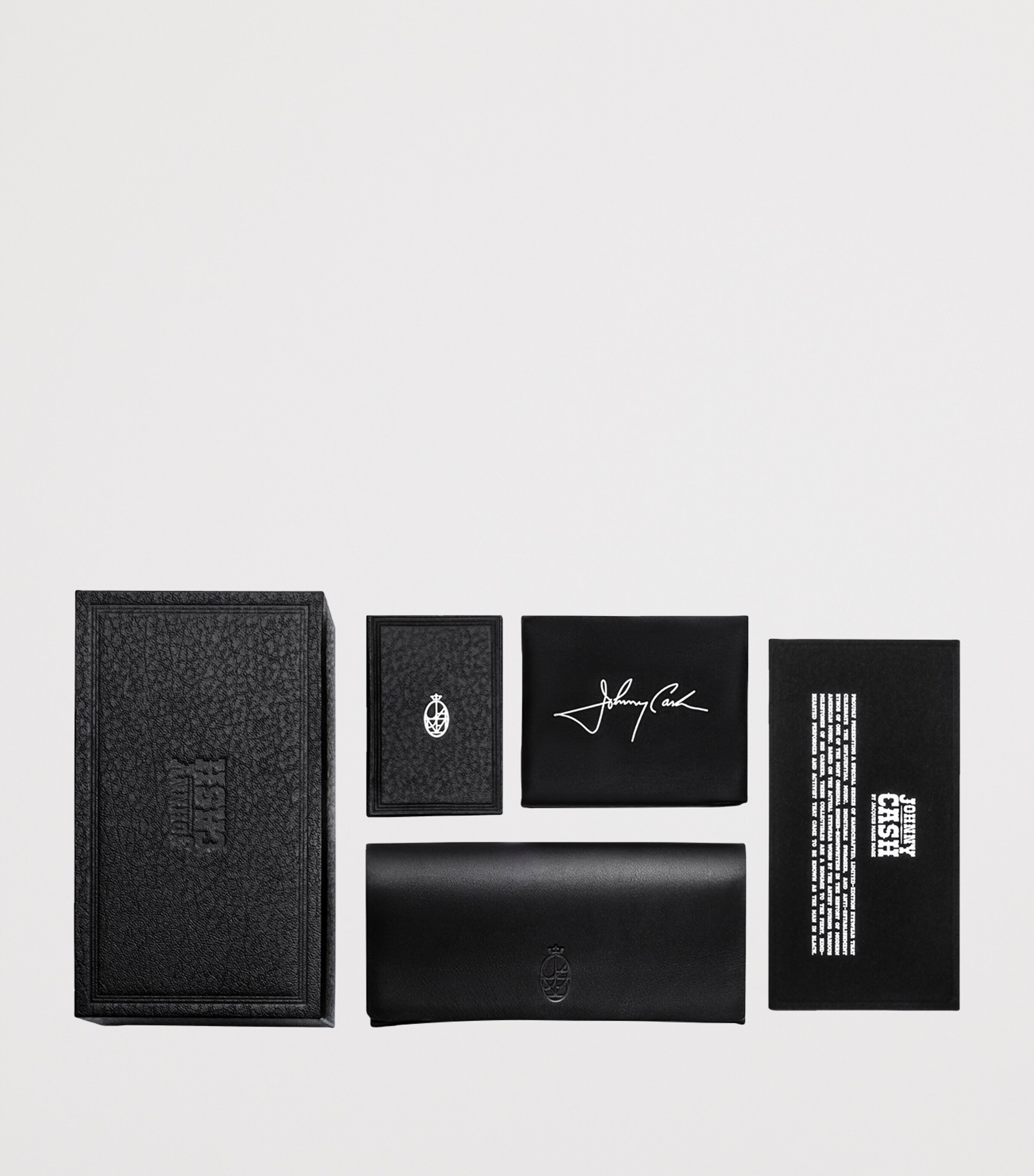 Johnny Cash Rectangular Sunglasses 9A-NOIR 9 Image 7