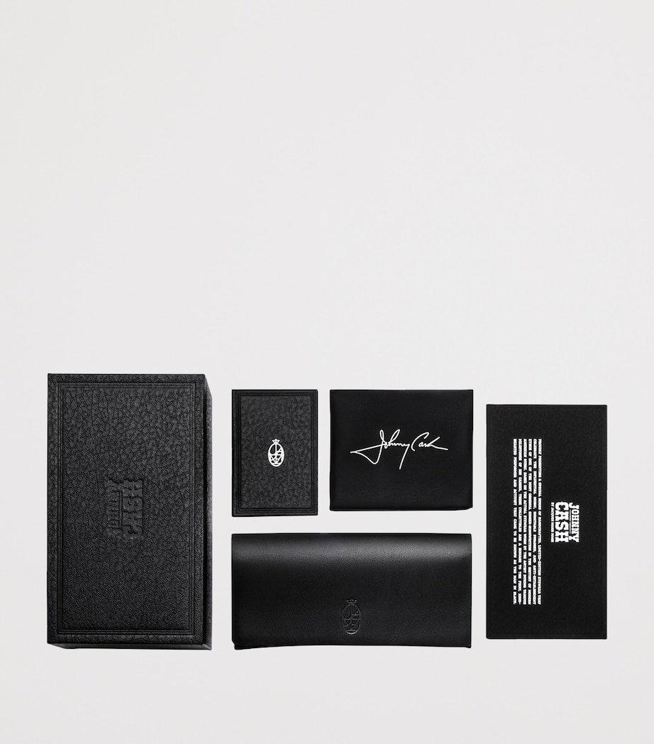 Johnny Cash Rectangular Sunglasses 9A-NOIR 9 Image 7