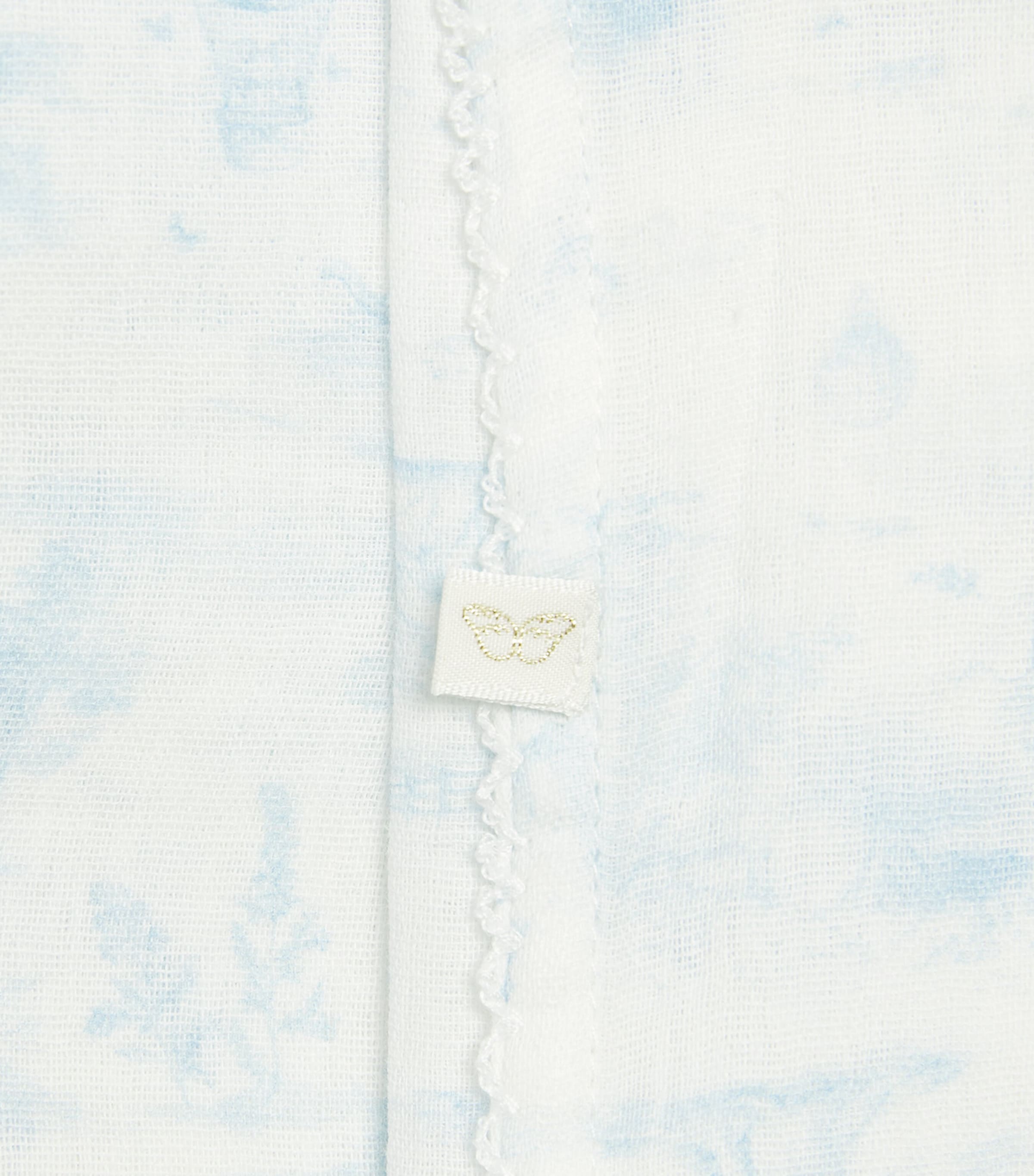 Marie-Chantal Cotton Toile de Jouy Muslin Cloths (Set of 3) Mc Blue Image 2