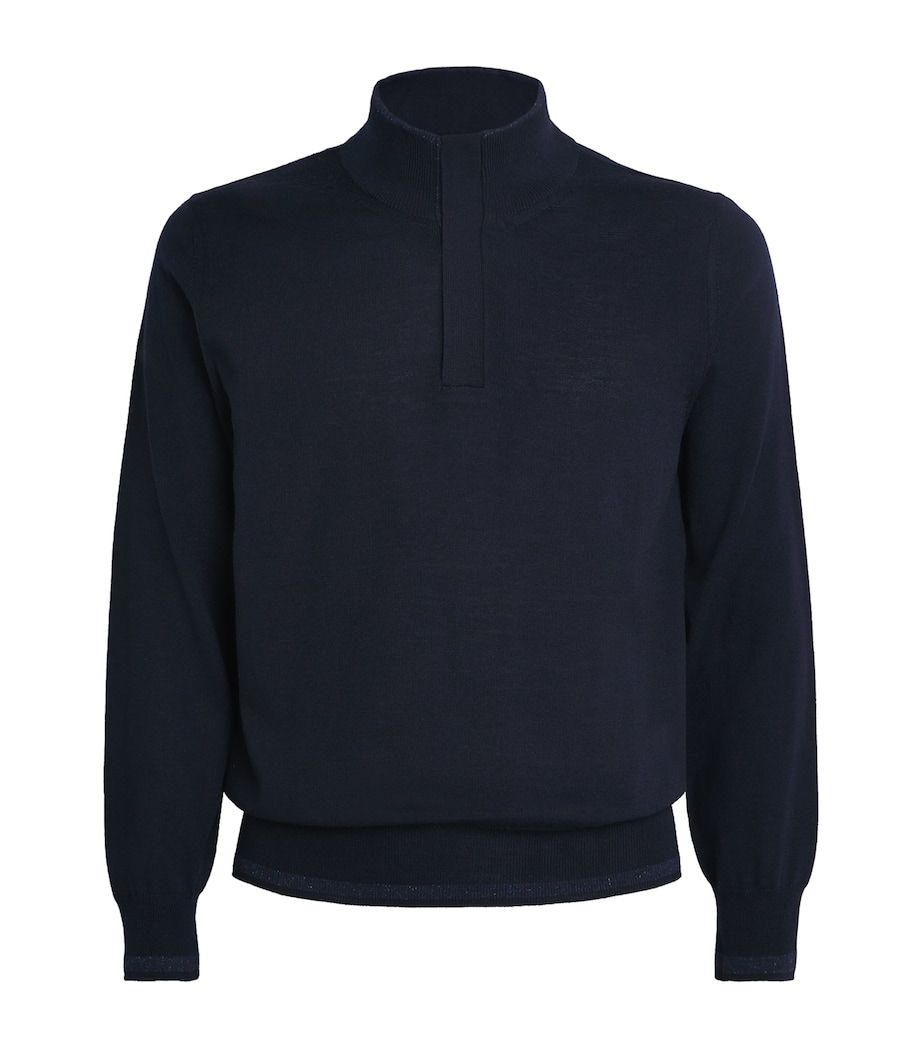 Wool-Blend Zip-Up Sweater 300 Image 1