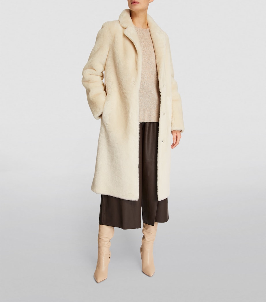 Shearling Reversible Coat A1006 Image 2