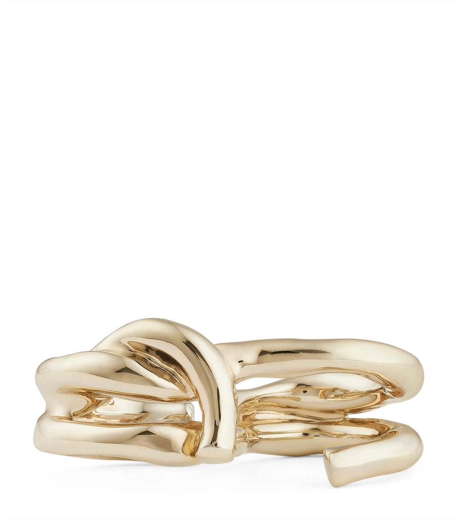 Chain Link Ring PALE GOLDEN Image 1