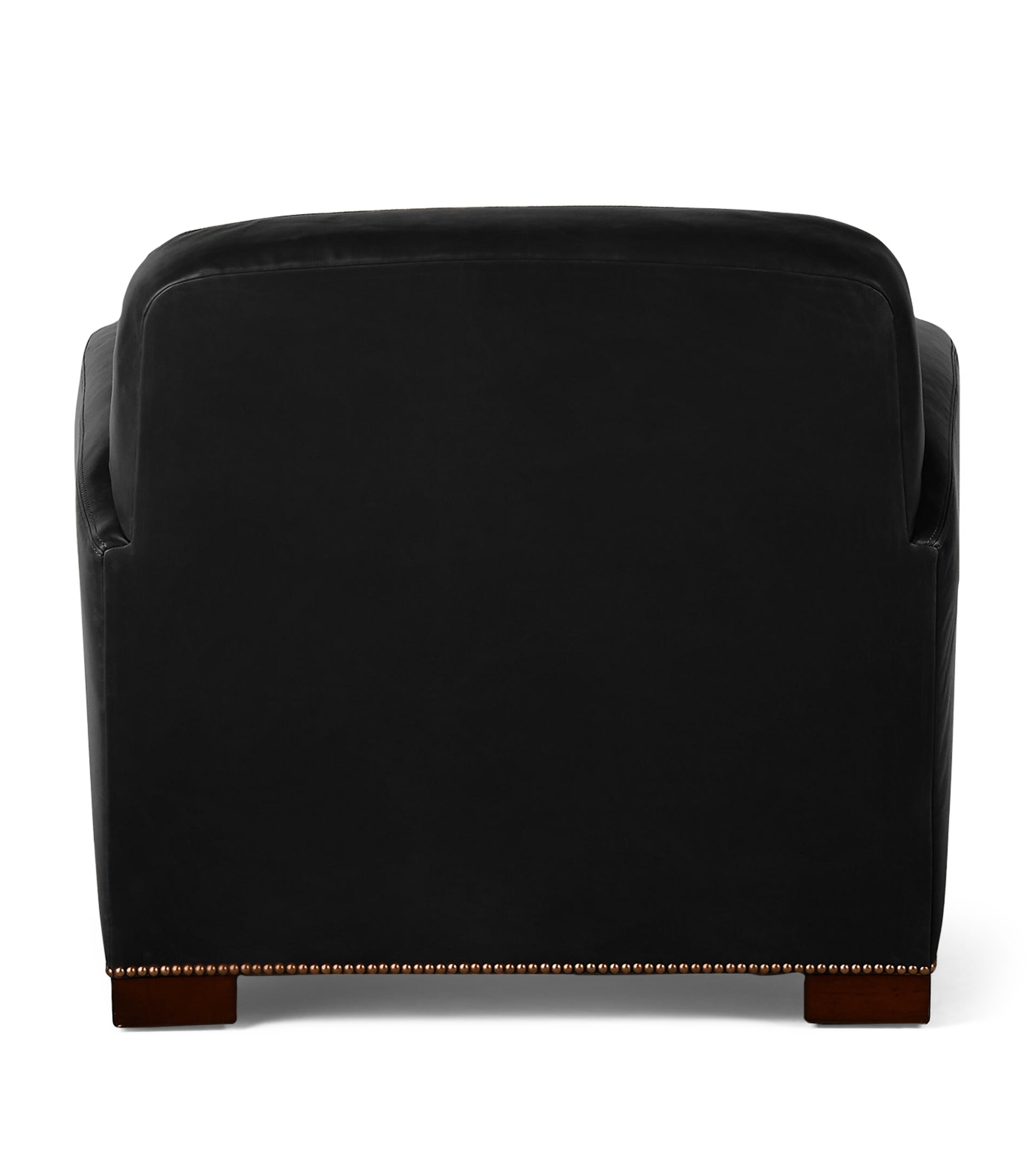 Maple and Leather Grant Armchair MEDIUM MAHOGANY Image 4