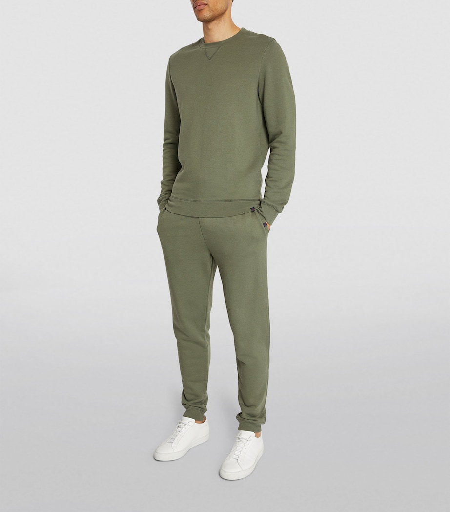 Cotton-Blend Quinn Sweatpants GRE/GREEN Image 2