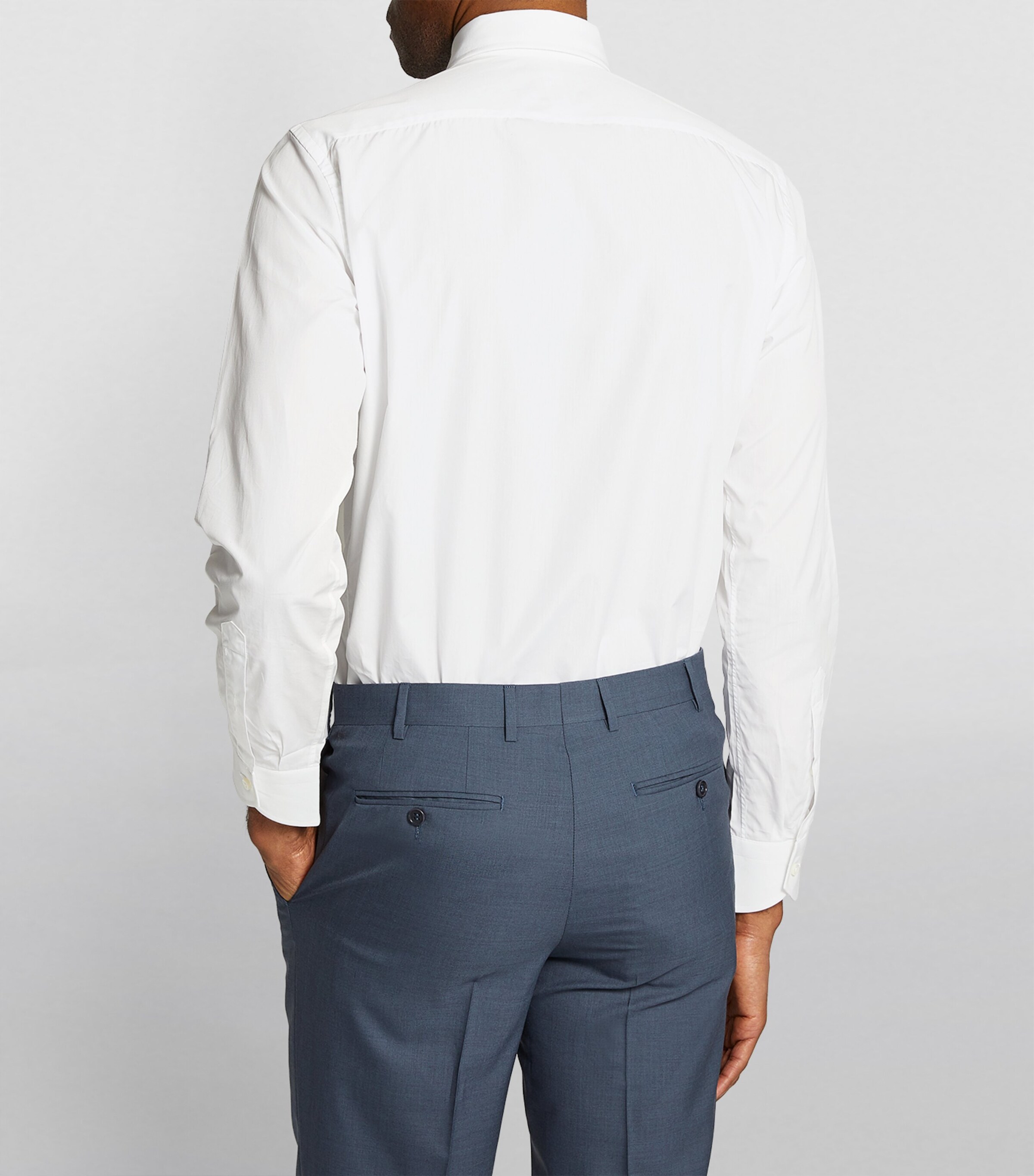 Egyptian Cotton Slim-Fit Shirt WHITE Image 7