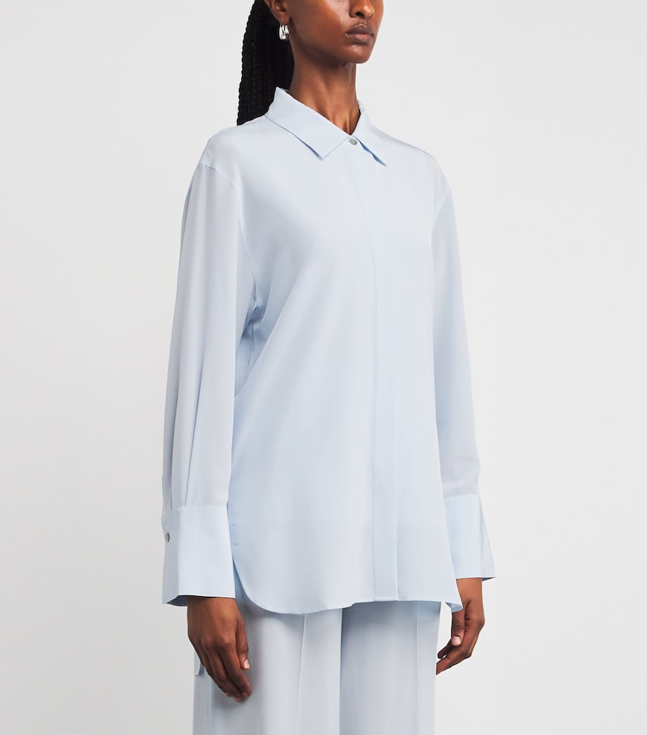 Silk Bold Shirt OXFORD BLUE Image 3