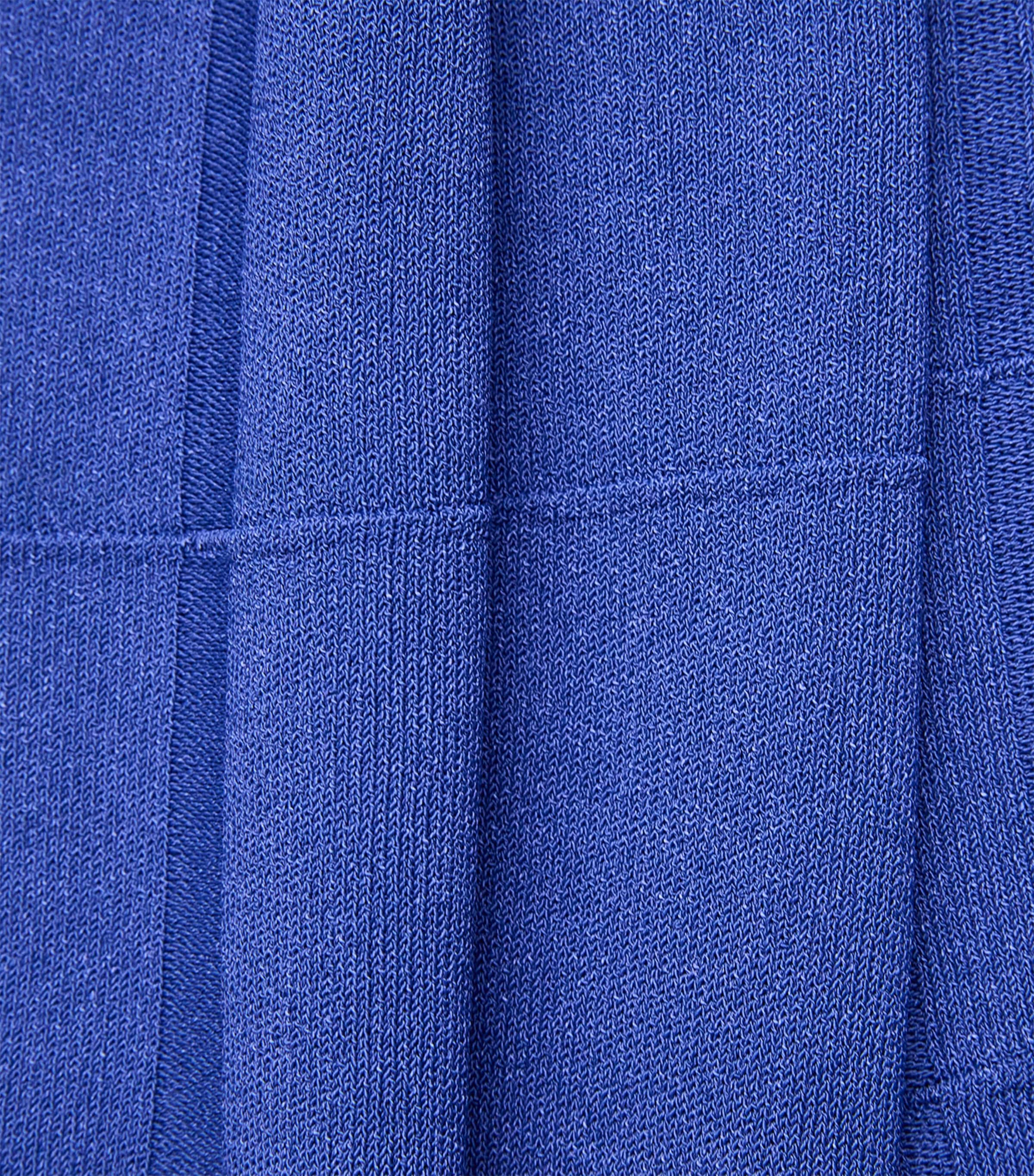 Joseph Womens Grid Knit T-Shirt Cobalt Image 5