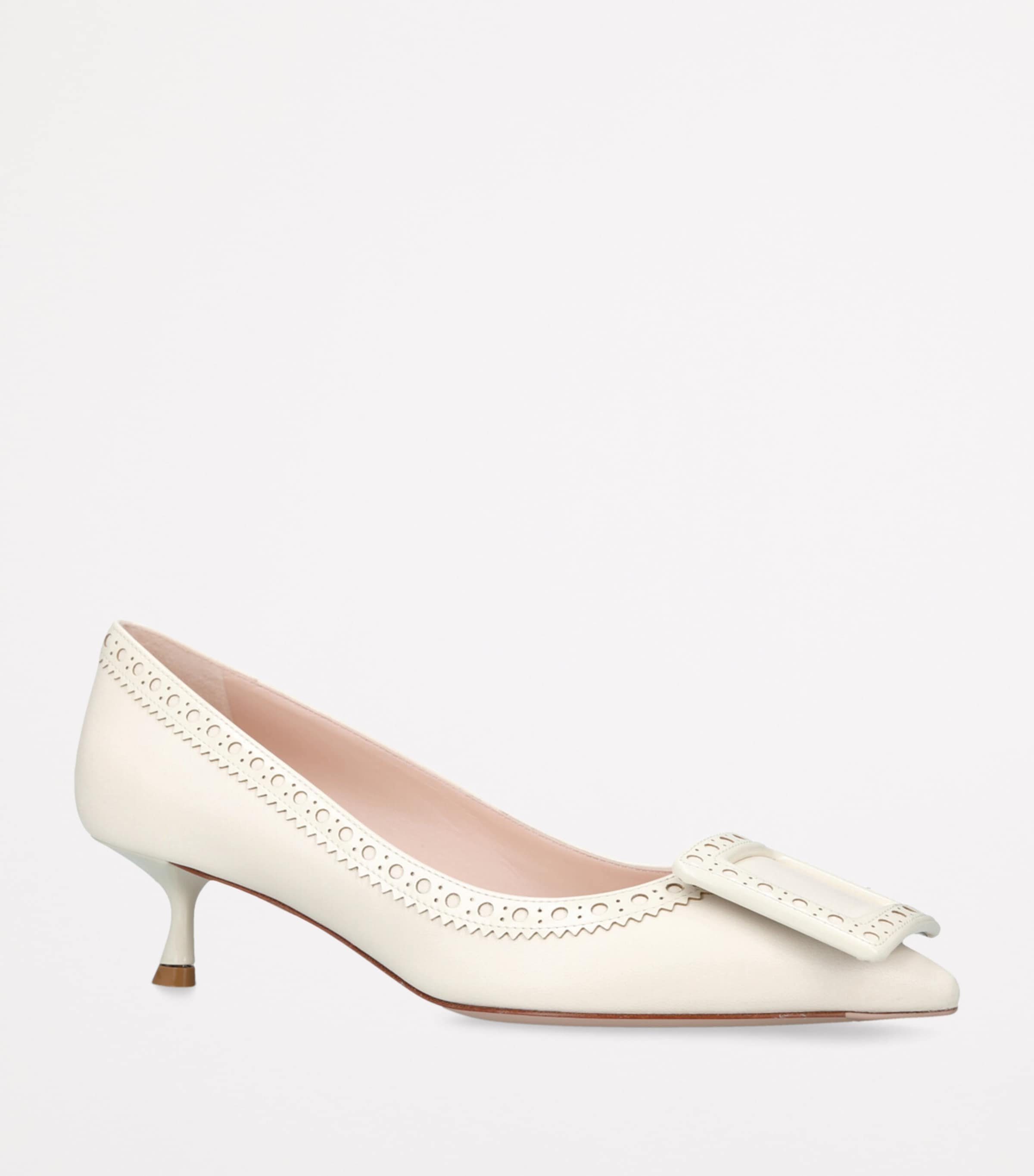 【25SS NEW】ROGER VIVIER / Vin In The City 45 パンプス / 2色 Vin In The City 45 suede pumps in blue - Roger Vivier