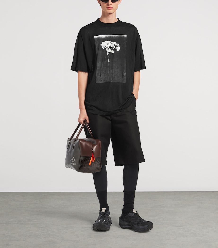Balenciaga Mens Graphic Print T-Shirt Image 2