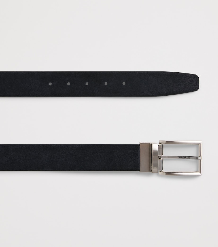 Officine Creative Suede Reversible Belt Blu Mrn/dk Blu Image 3