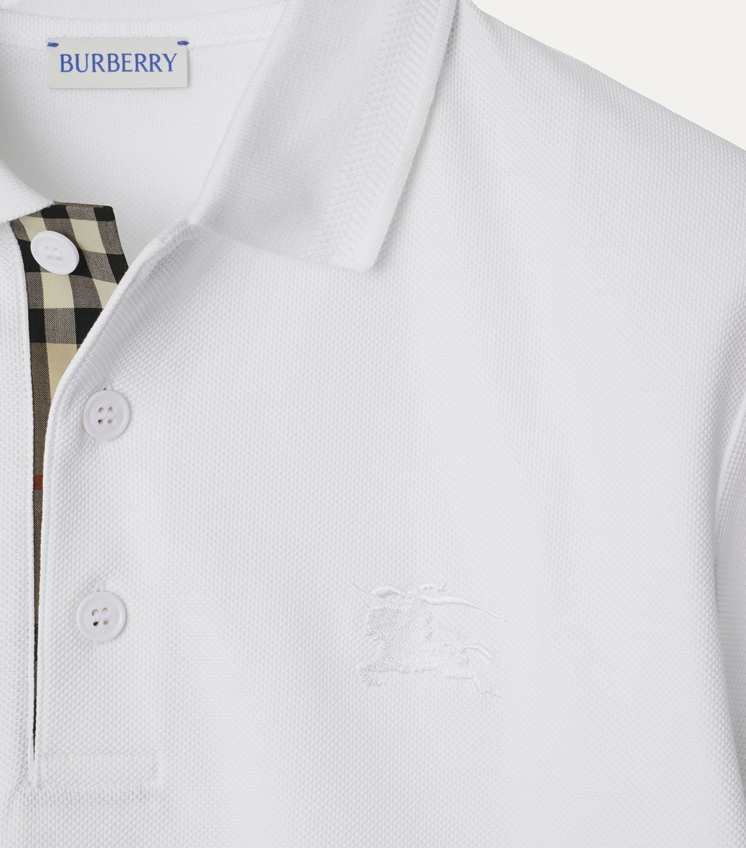 Cotton EKD Polo Shirt WHITE Image 2