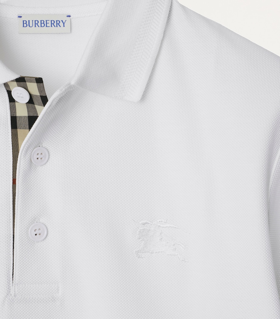 Cotton EKD Polo Shirt WHITE Image 2