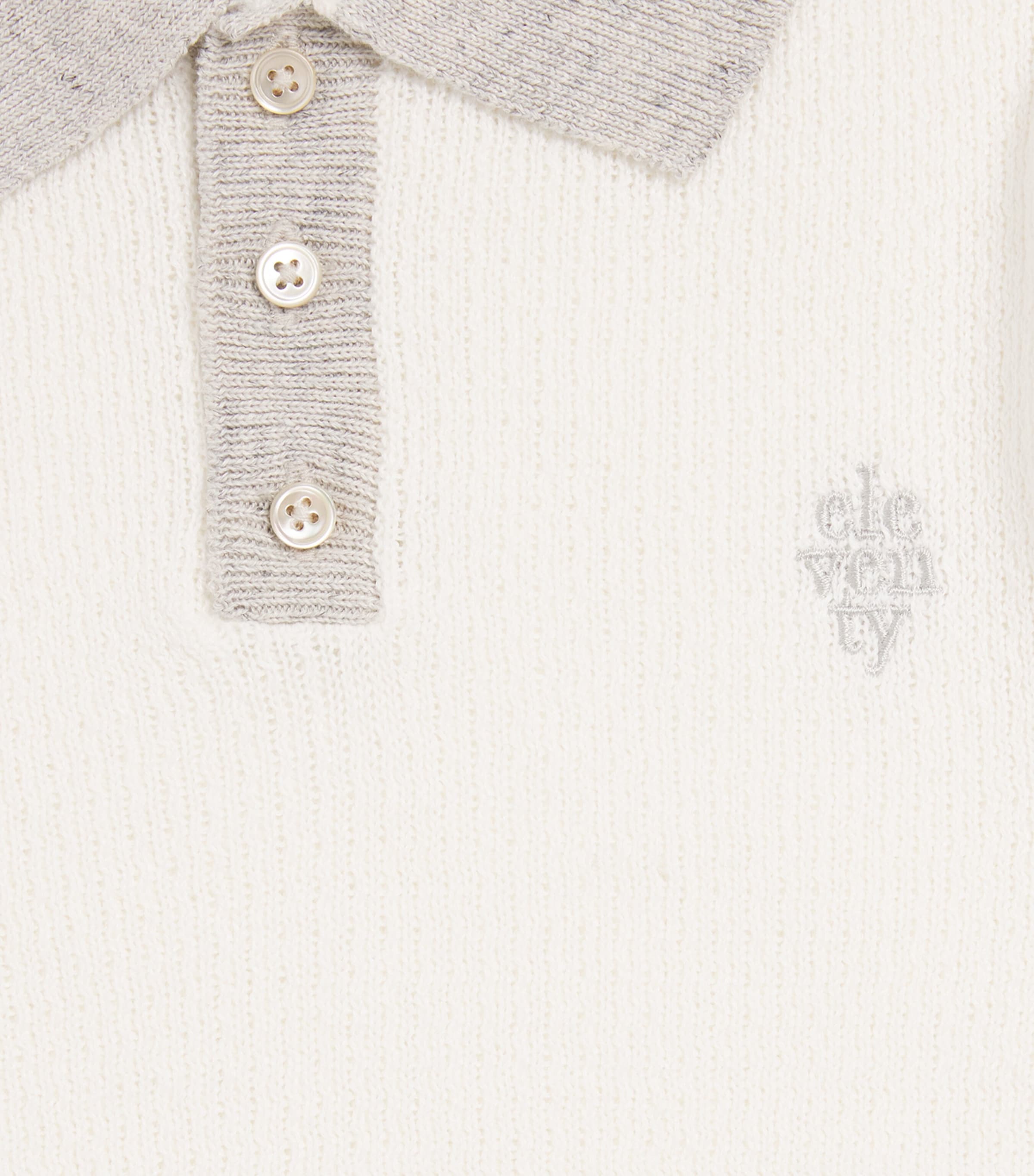 Linen-Cotton Polo Sweater (2-16 Years) 80A Image 3