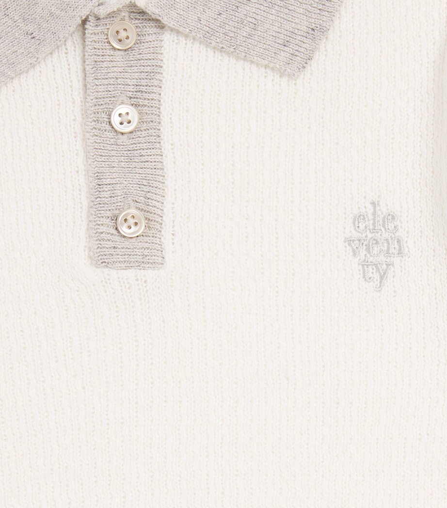 Linen-Cotton Polo Sweater (2-16 Years) 80A Image 3