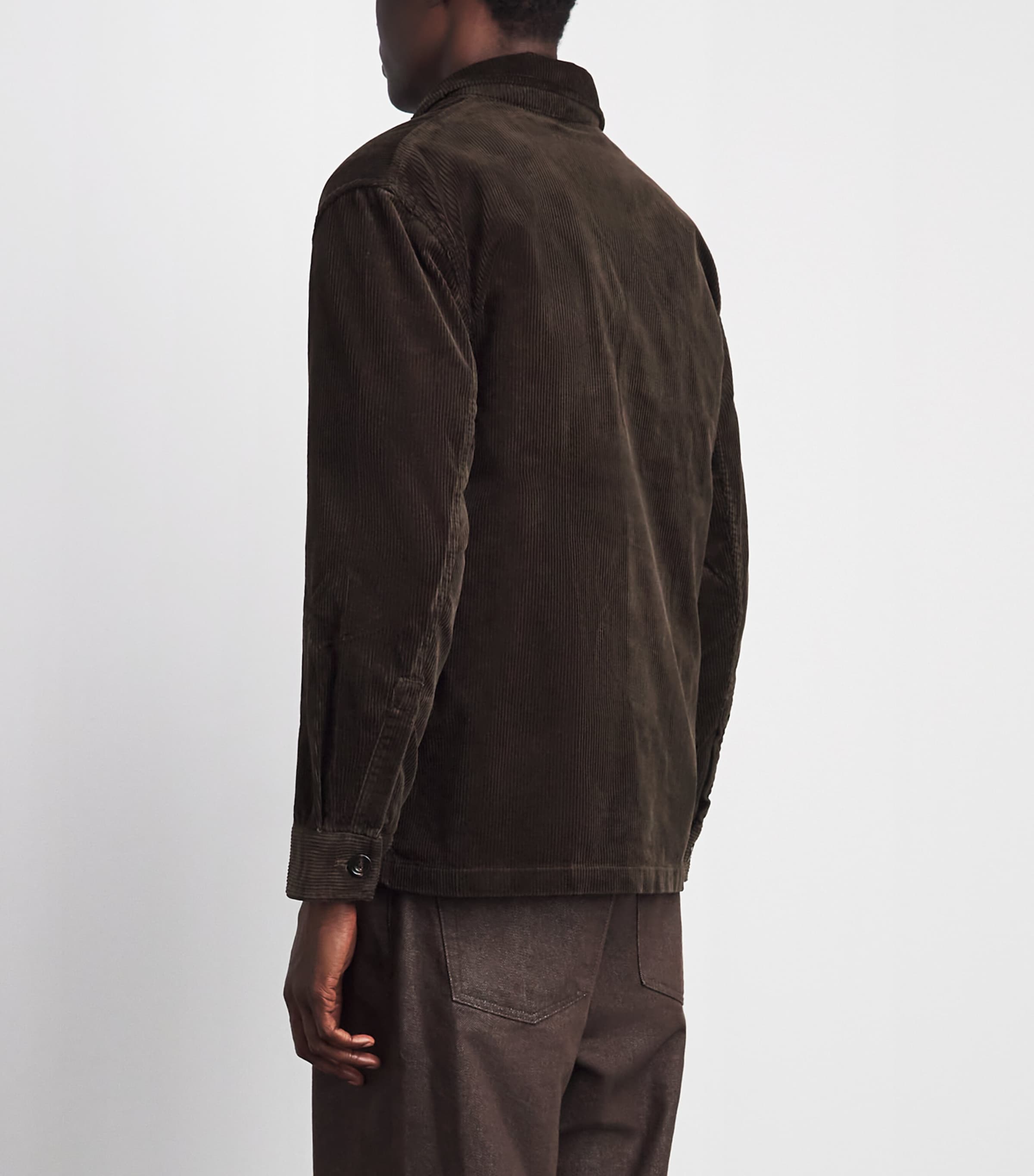 Polo Ralph Lauren Mens Cotton Corduroy Finley Jacket Dark Beech Image 5