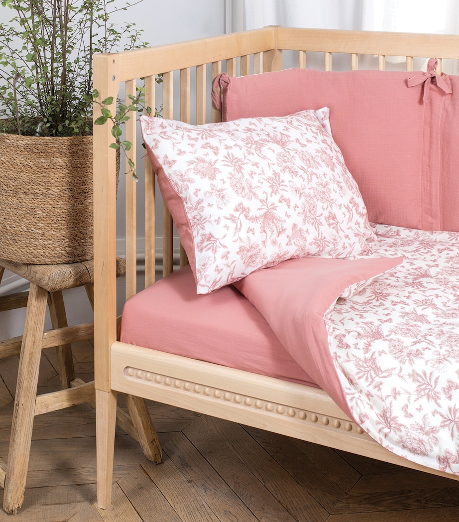 Toile de Jouy Print Bed Linen Set 34 ROSE Image 2