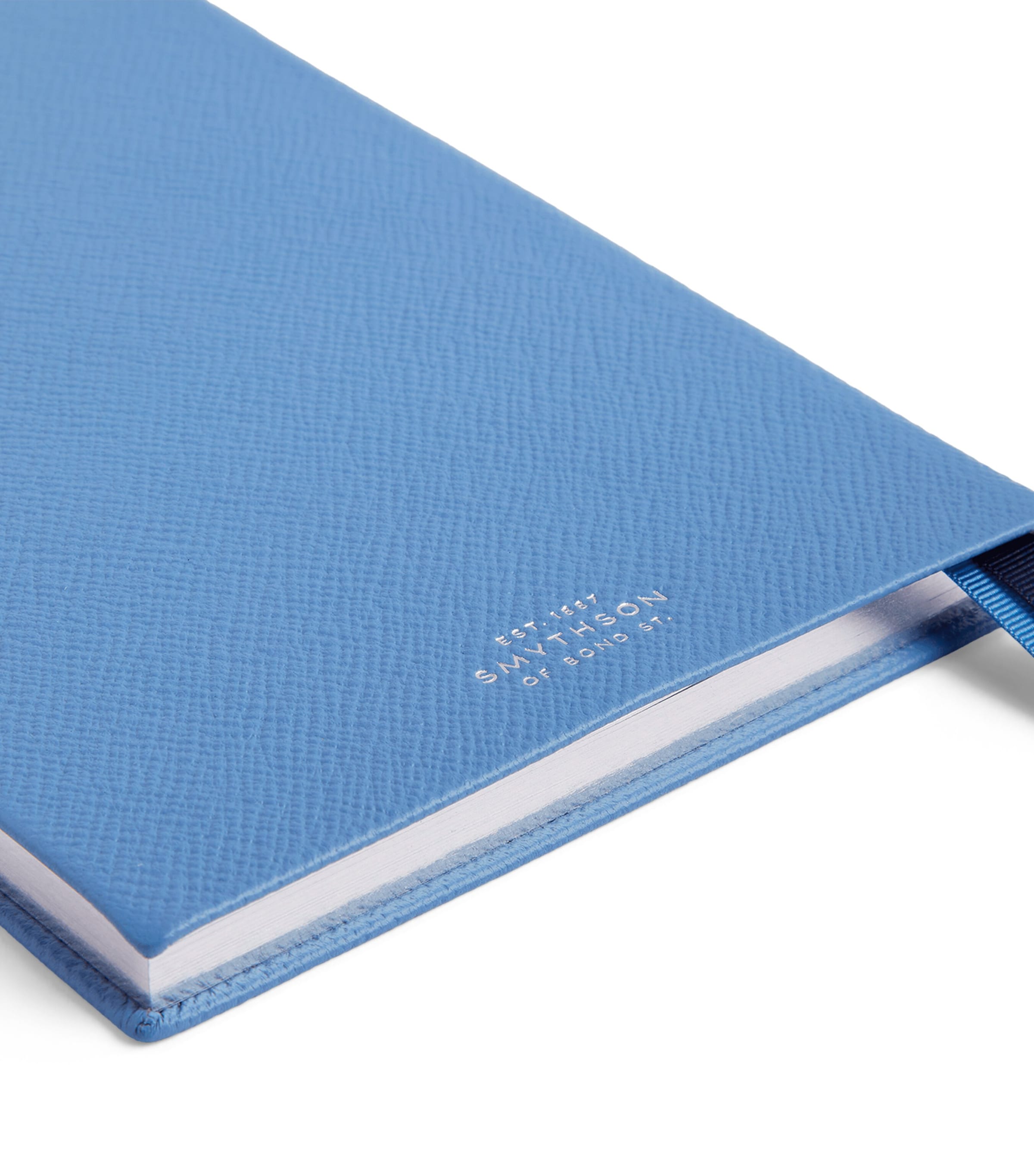 Smythson Leather Soho Weekly Diary 2027 Nile Blue Image 6