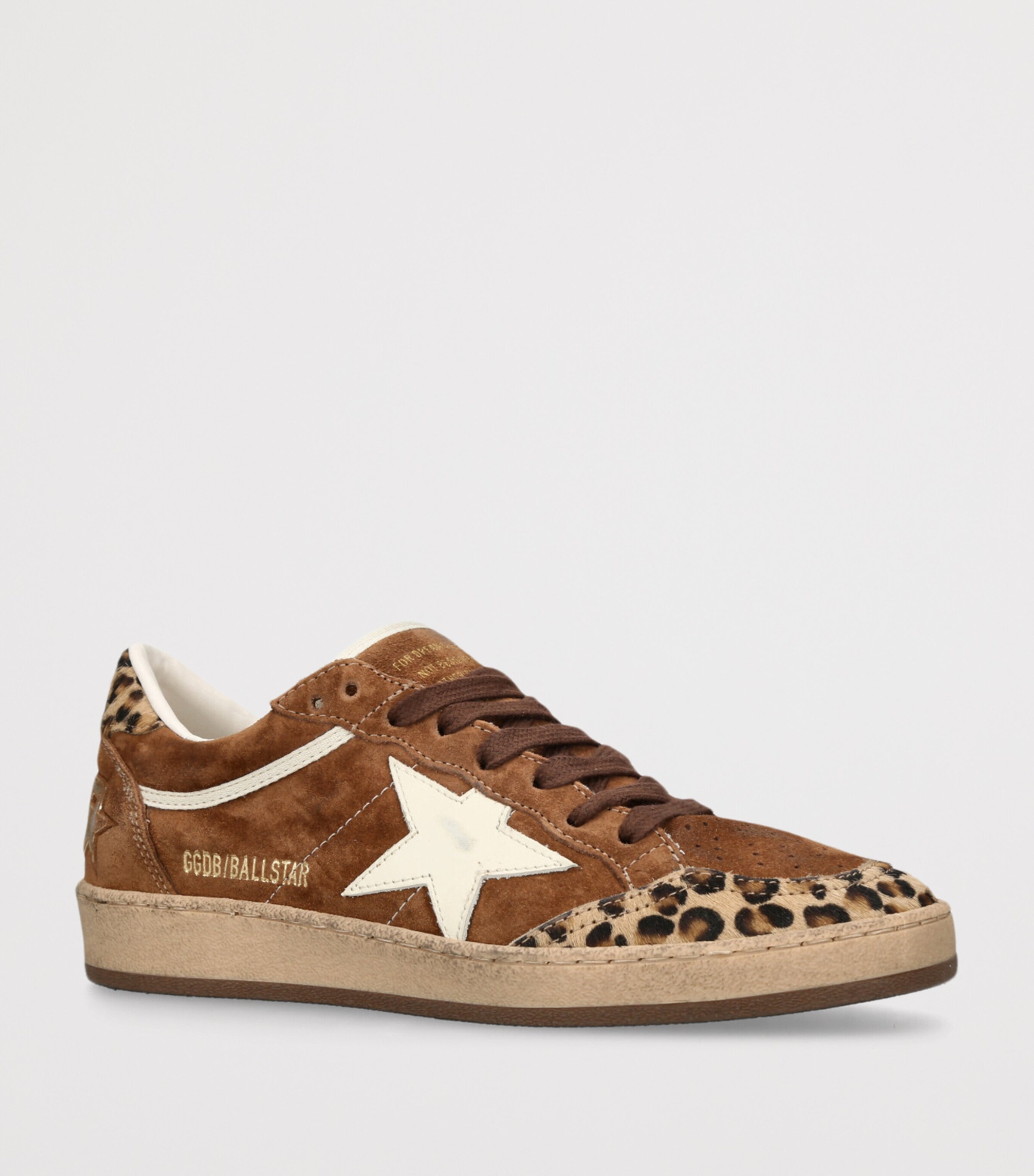 Golden Goose Suede Ball Star Sneakers Dk.brn Com Image 3