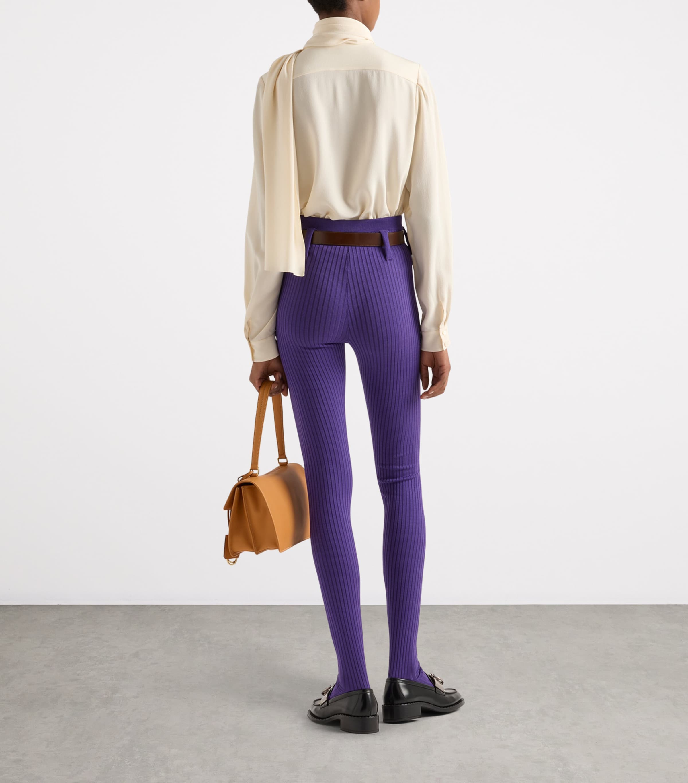 Prada Womens Silk Marocain Shirt Image 4