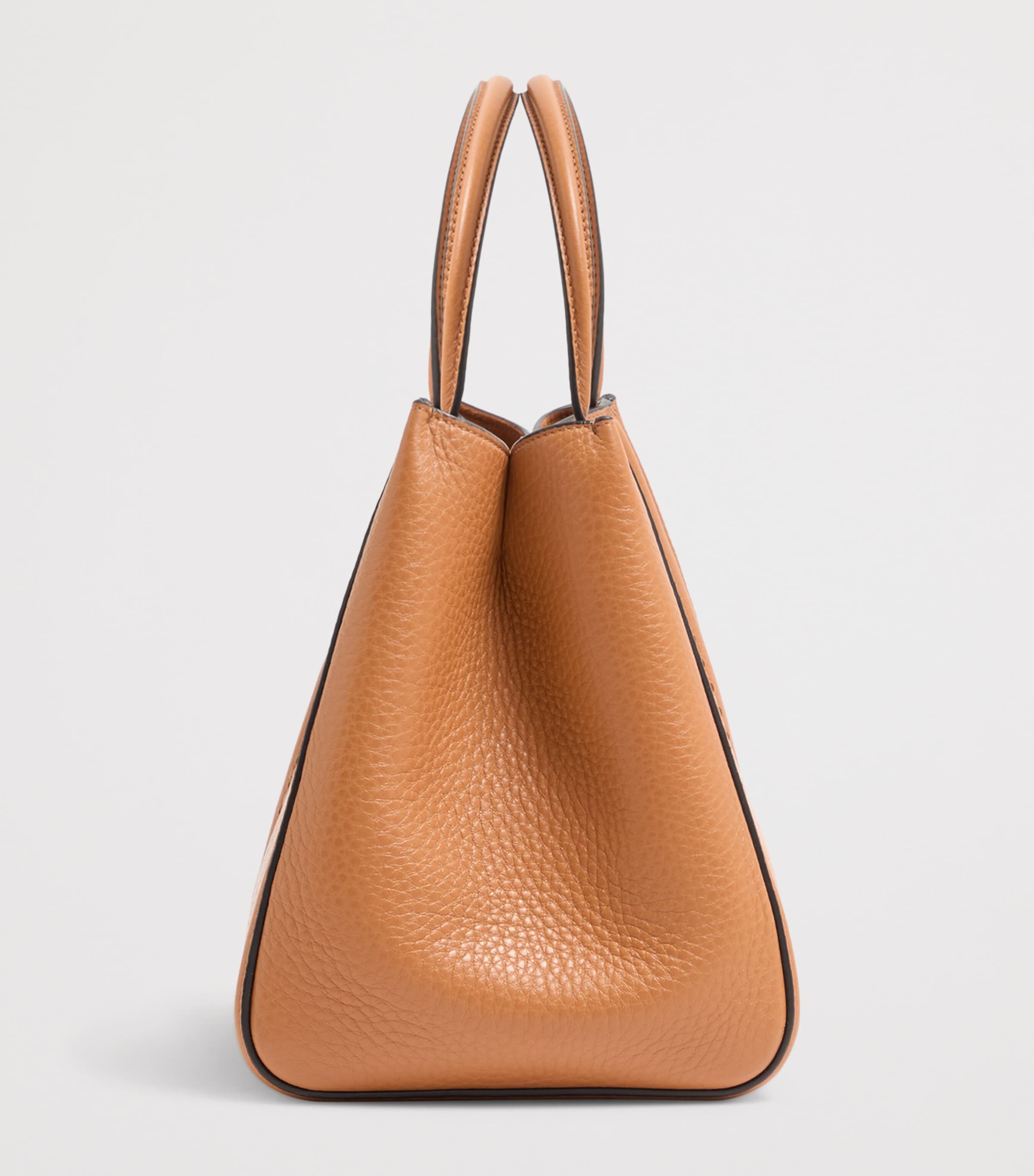 Medium Leather Alltime Top-Handle Bag BR9 Image 3