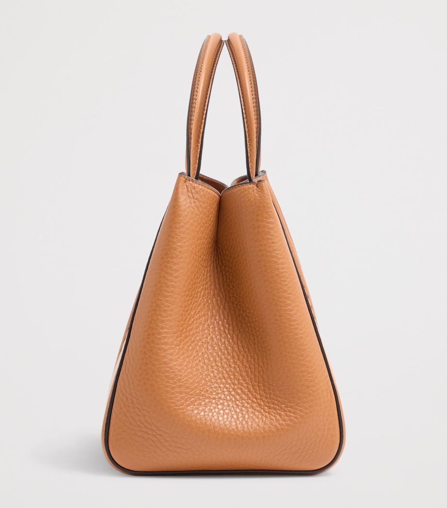 Medium Leather Alltime Top-Handle Bag BR9 Image 3