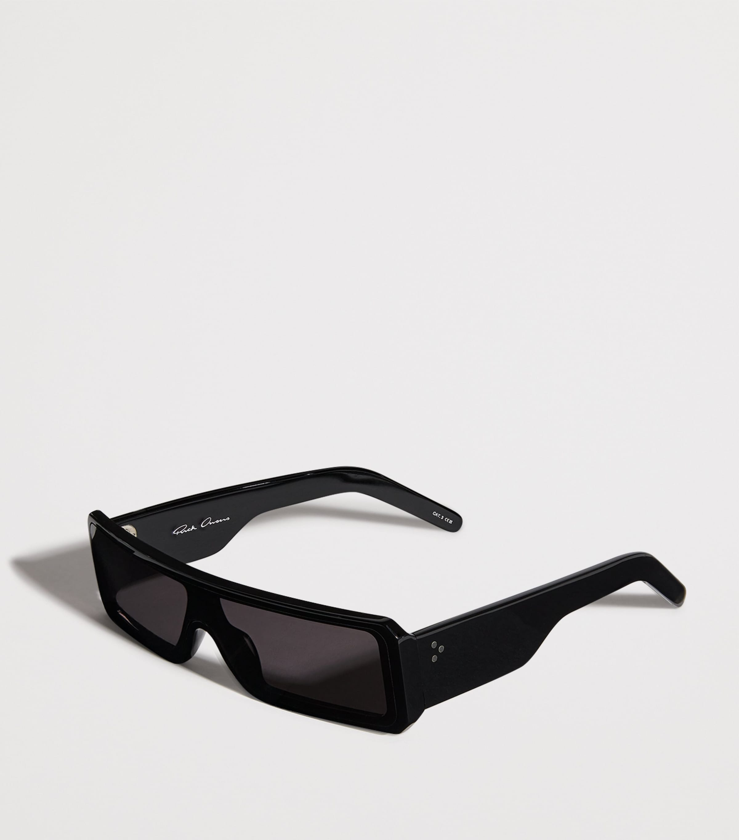 Acetate Geth Sunglasses BLK TMPL/BLKLNS/0909 Image 2