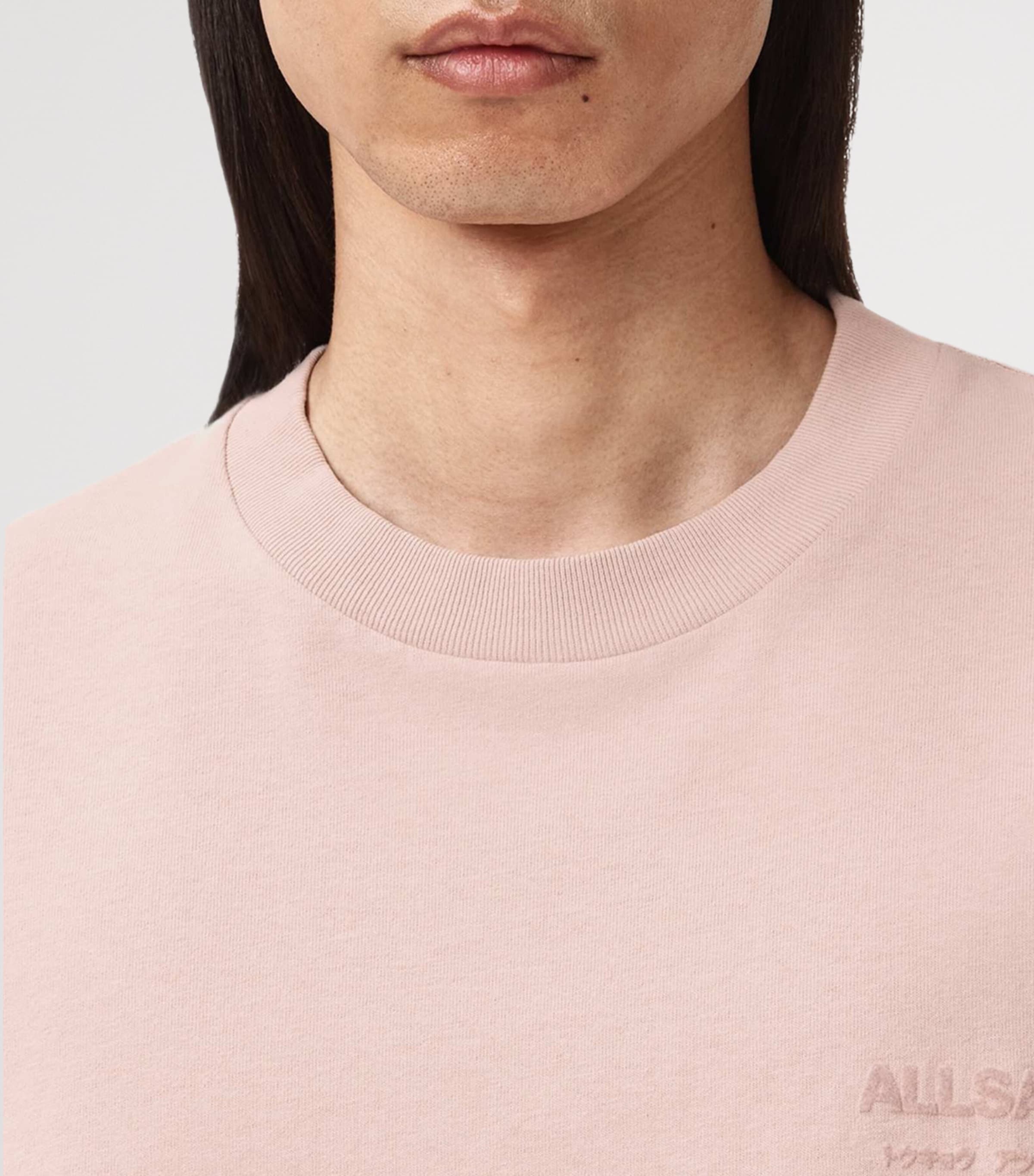 Organic Cotton Underground Print T-Shirt SOFT PINK Image 5